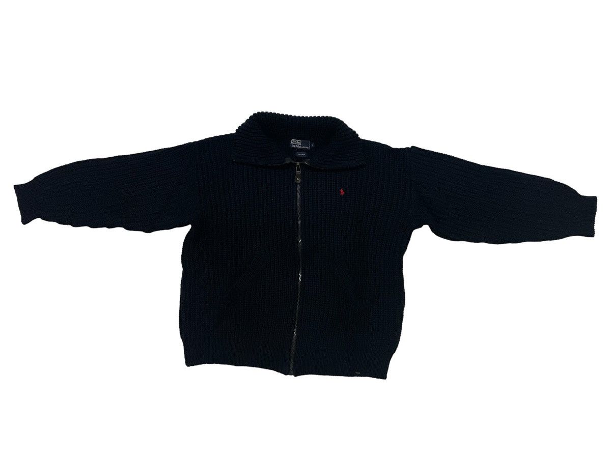 Polo Ralph Lauren × Ralph Lauren × Vintage Vintage Polo Ralph Lauren Knitwear Jacket Size US L / EU 52-54 / 3 - 1 Thumbnail