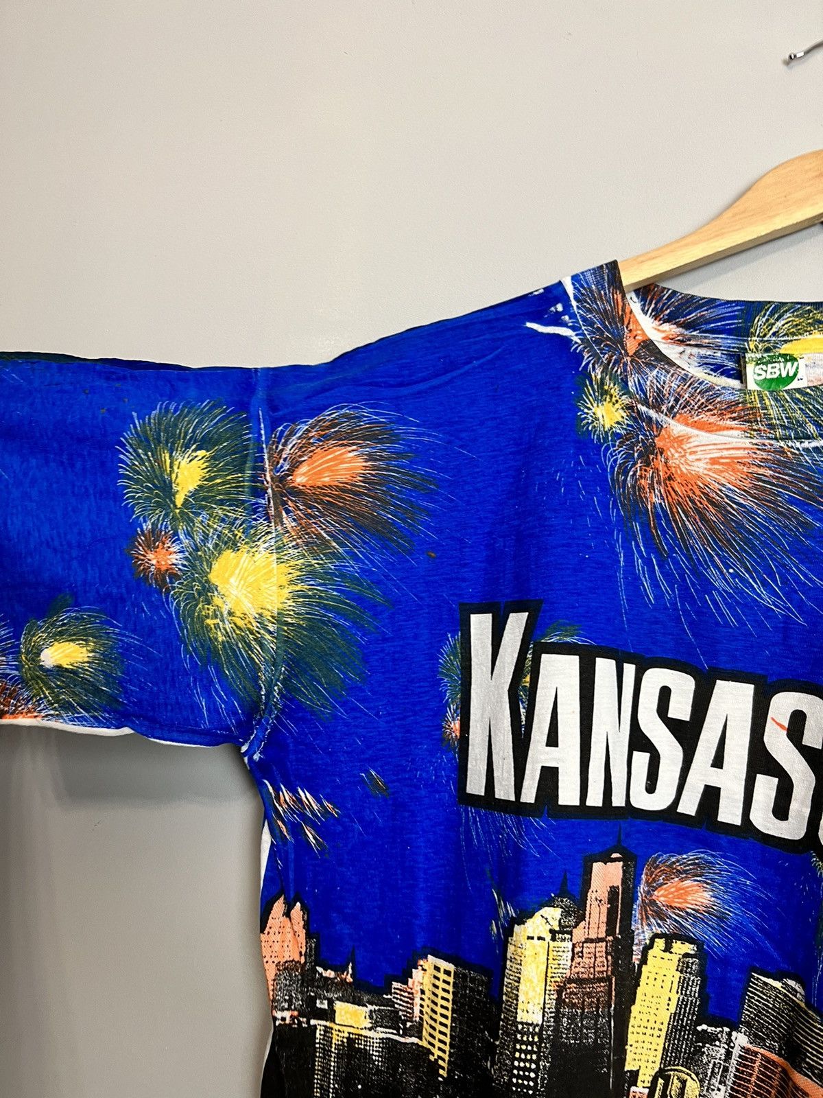 Band Tees Vintage 90's Kansas City All Over Print Tee Jazz City XL Size US XL / EU 56 / 4 - 5 Thumbnail