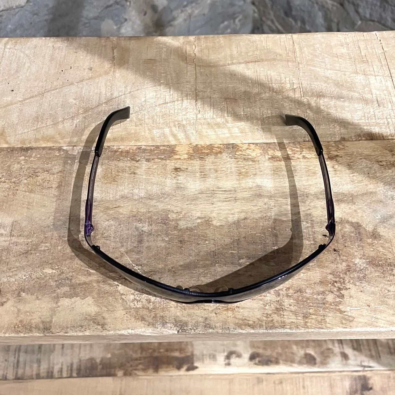Gucci Gucci GG 1612S Purple Oval Shield Sunglasses Size ONE SIZE - 9 Thumbnail