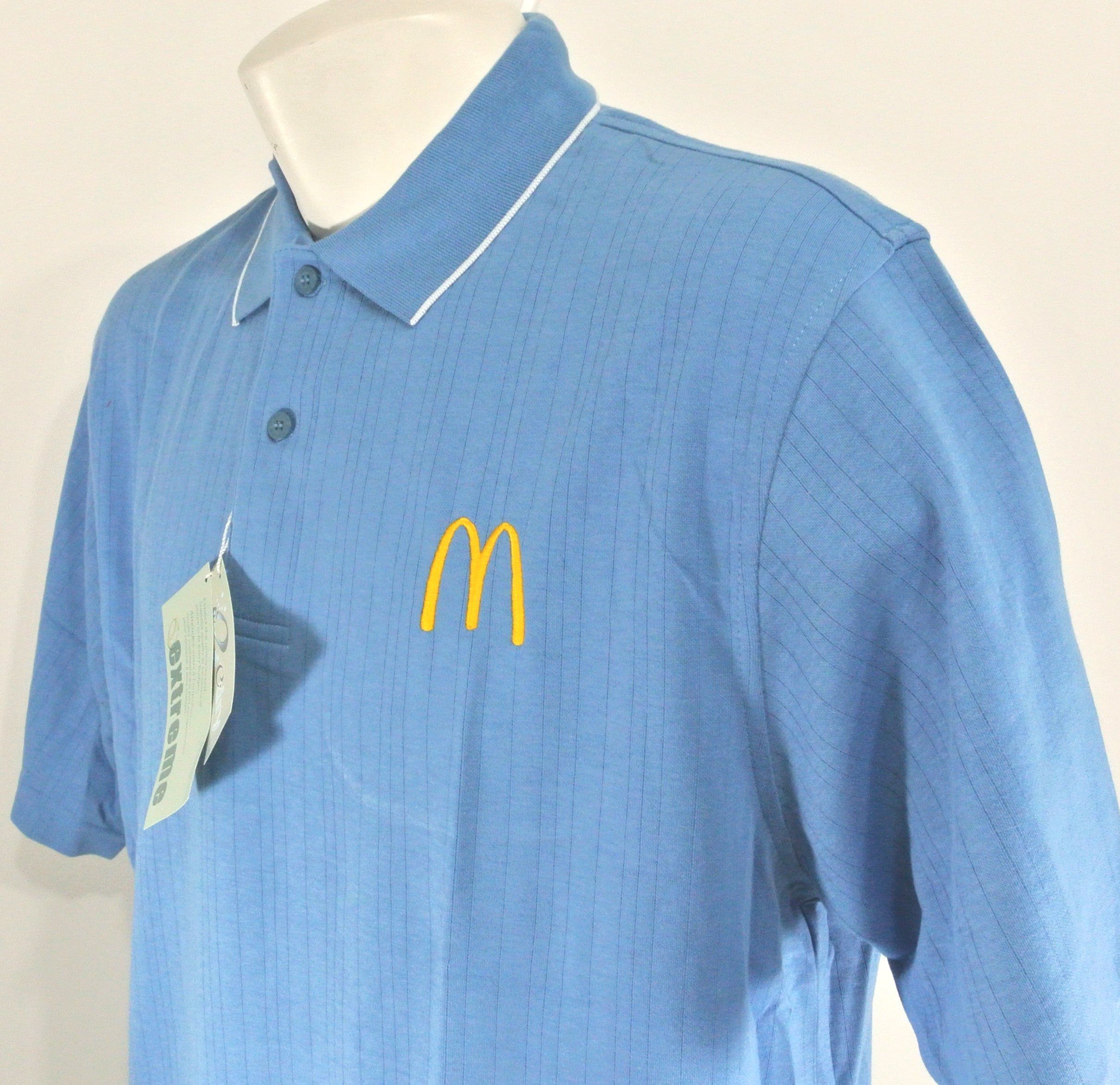 Other McDONALDS Employee Uniform Blue Polo Shirt NWT | Grailed