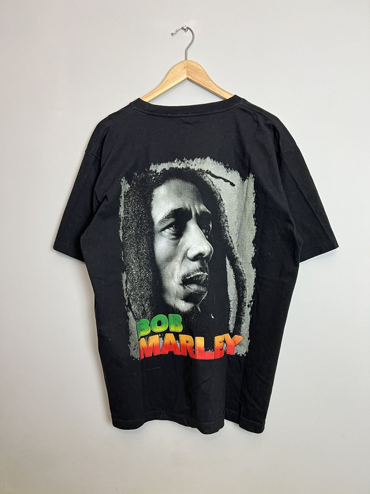 Bob Marley Rare Bob Marley Vintage Rap Tee Reggae Lion Marihuana 420 Size US XL / EU 56 / 4 - 2 Thumbnail