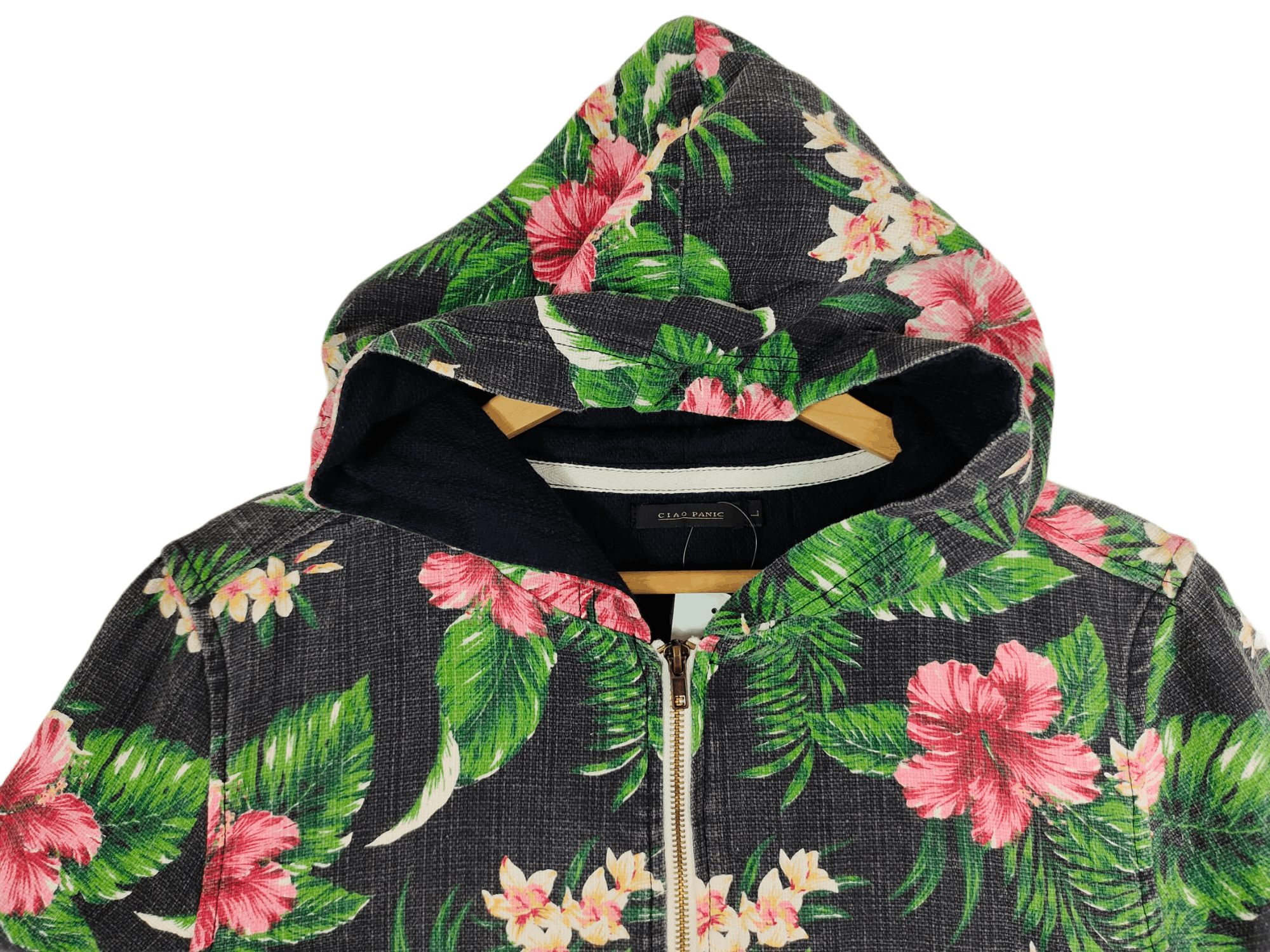 Ciaopanic × Japanese Brand Ciaopanic fullprint flower denim hoodie jacket Size US L / EU 52-54 / 3 - 4 Thumbnail