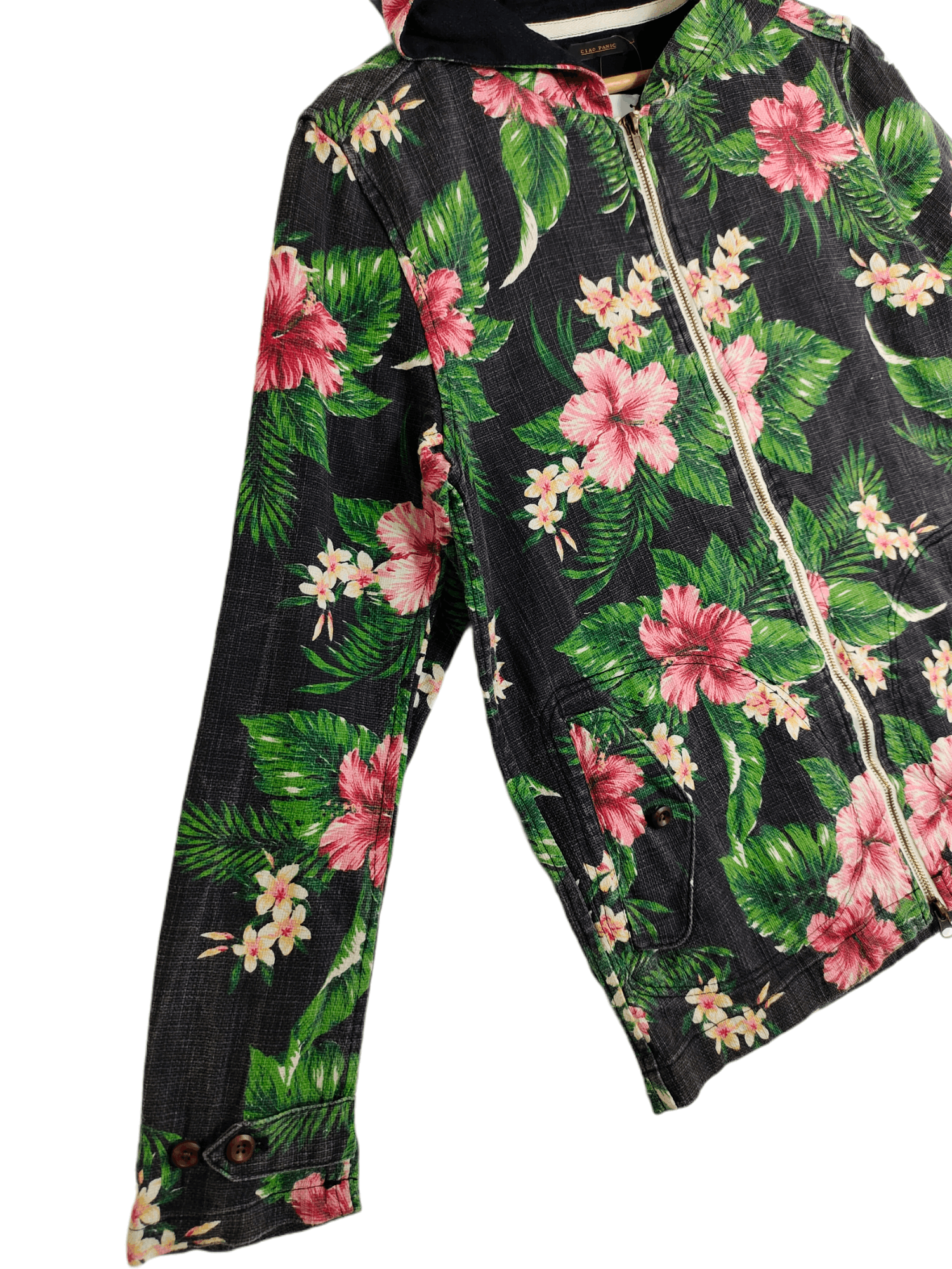 Ciaopanic × Japanese Brand Ciaopanic fullprint flower denim hoodie jacket Size US L / EU 52-54 / 3 - 2 Thumbnail