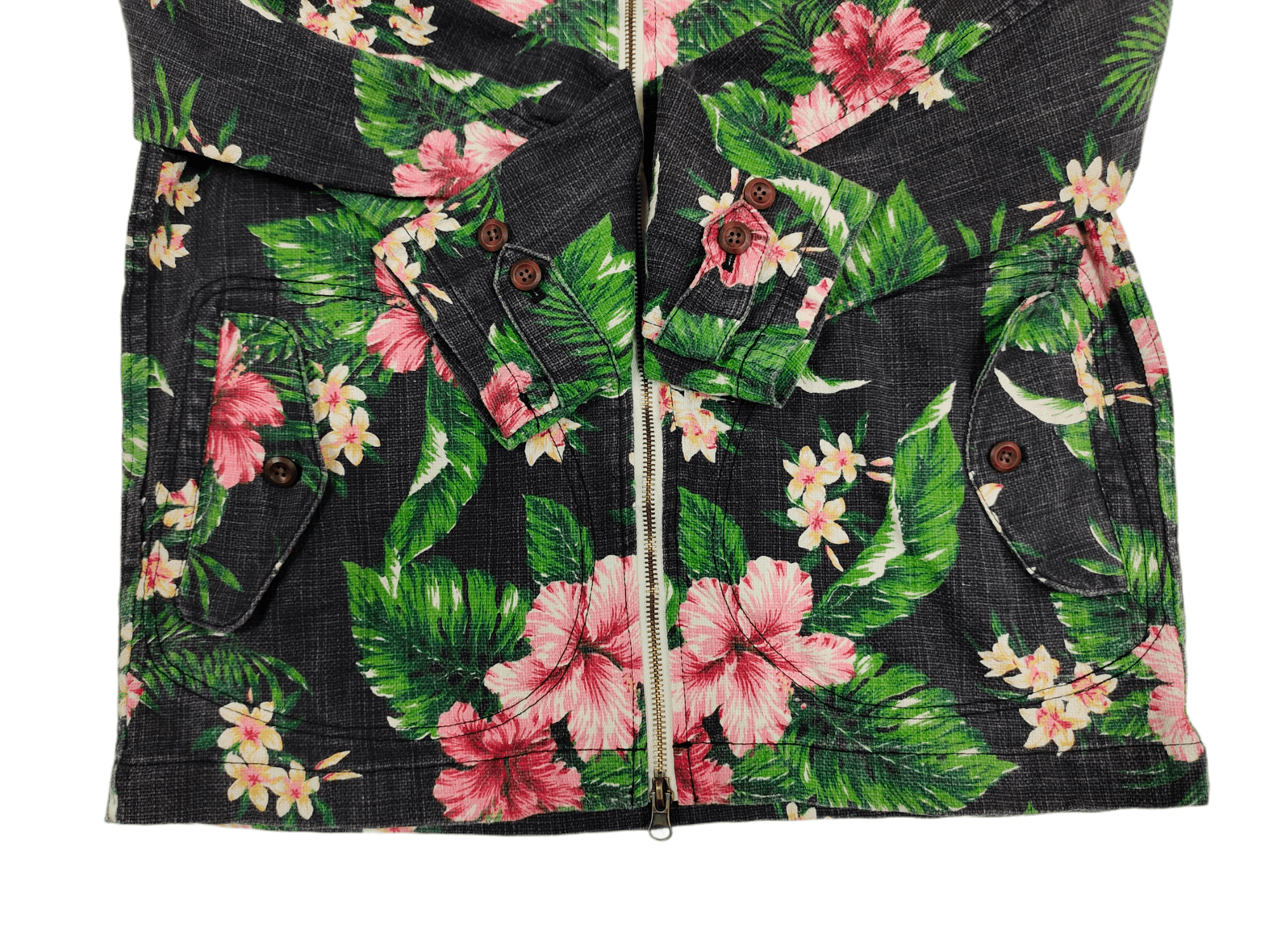 Ciaopanic × Japanese Brand Ciaopanic fullprint flower denim hoodie jacket Size US L / EU 52-54 / 3 - 6 Thumbnail