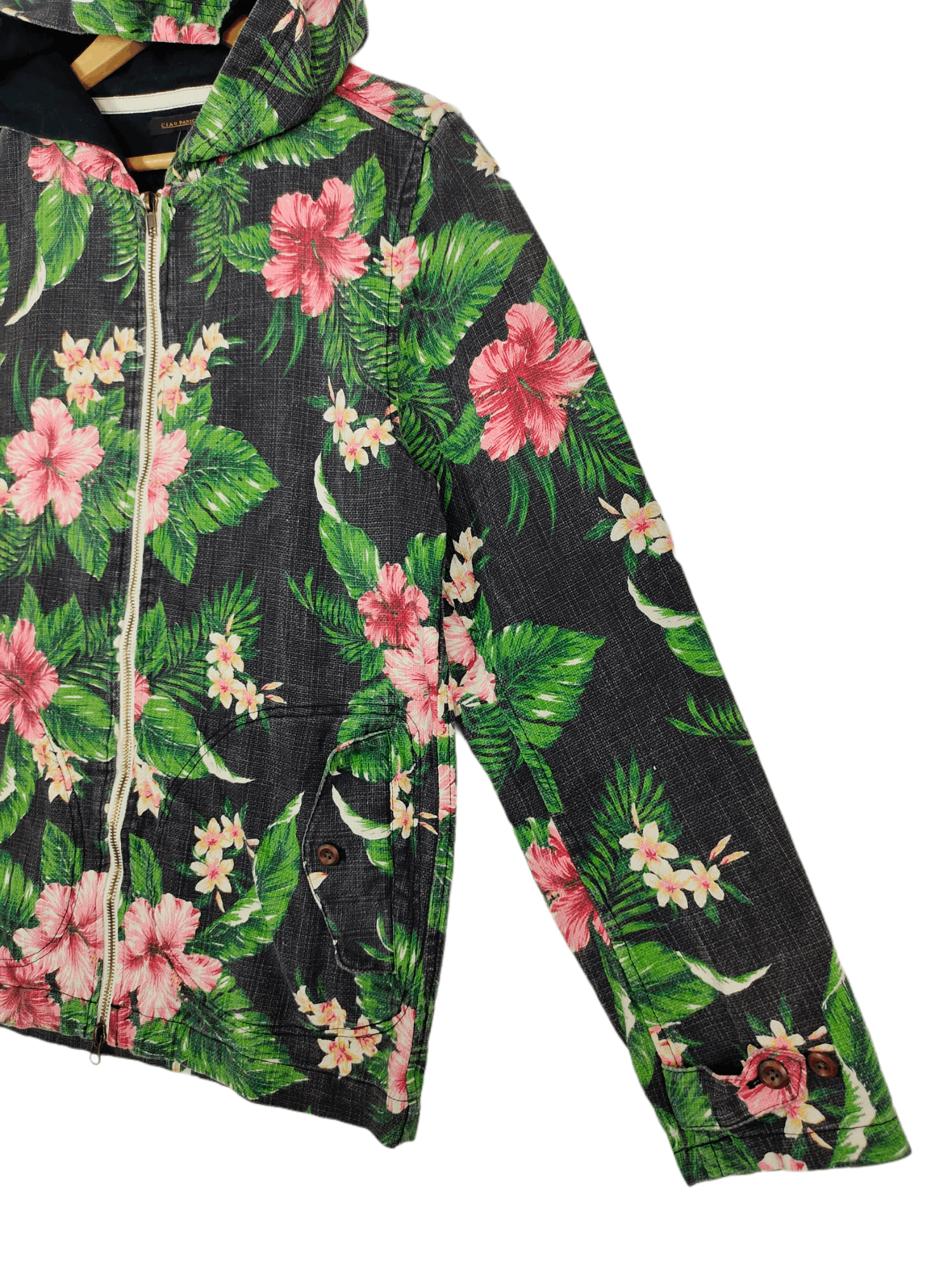 Ciaopanic × Japanese Brand Ciaopanic fullprint flower denim hoodie jacket Size US L / EU 52-54 / 3 - 3 Thumbnail