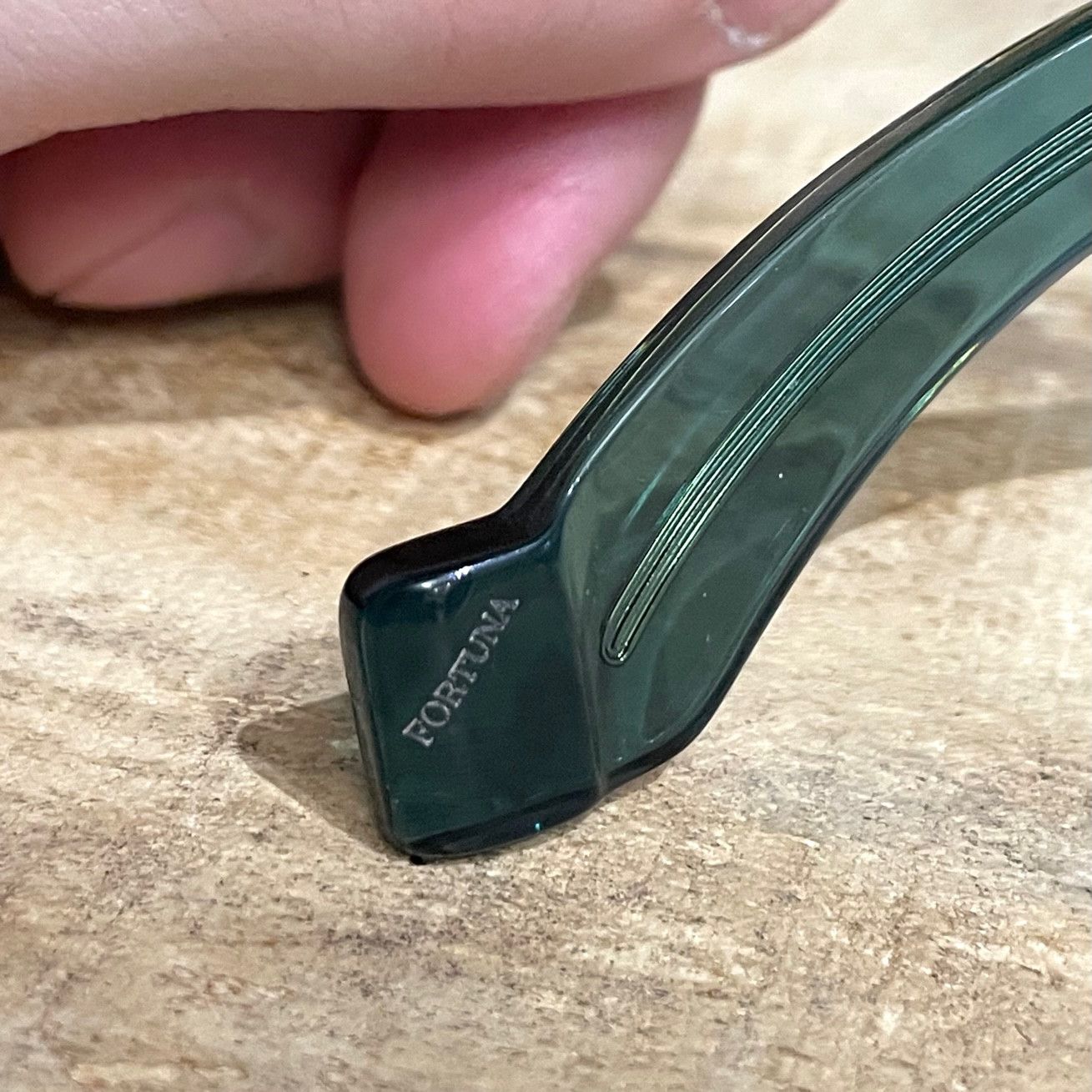 Jacques Marie Mage Jacques Marie Mage Vintage JMM 0L06 Green Cat Eye Sunglasses Size ONE SIZE - 8 Thumbnail