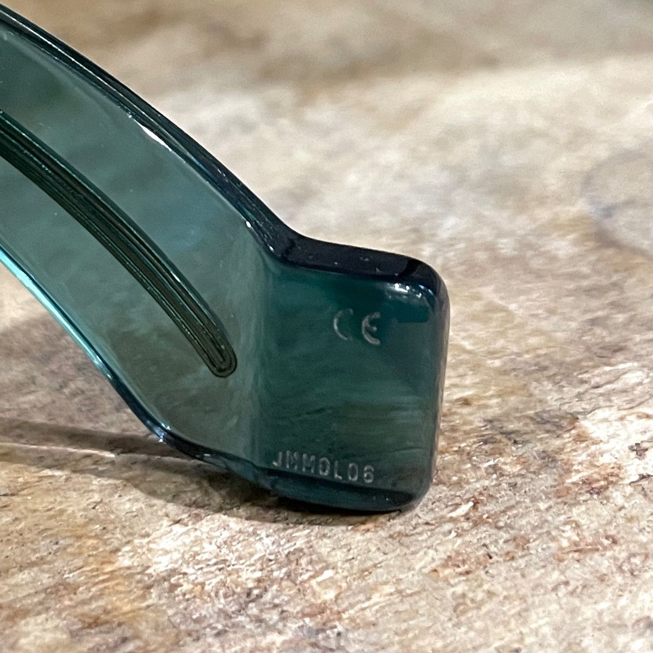 Jacques Marie Mage Jacques Marie Mage Vintage JMM 0L06 Green Cat Eye Sunglasses Size ONE SIZE - 6 Thumbnail