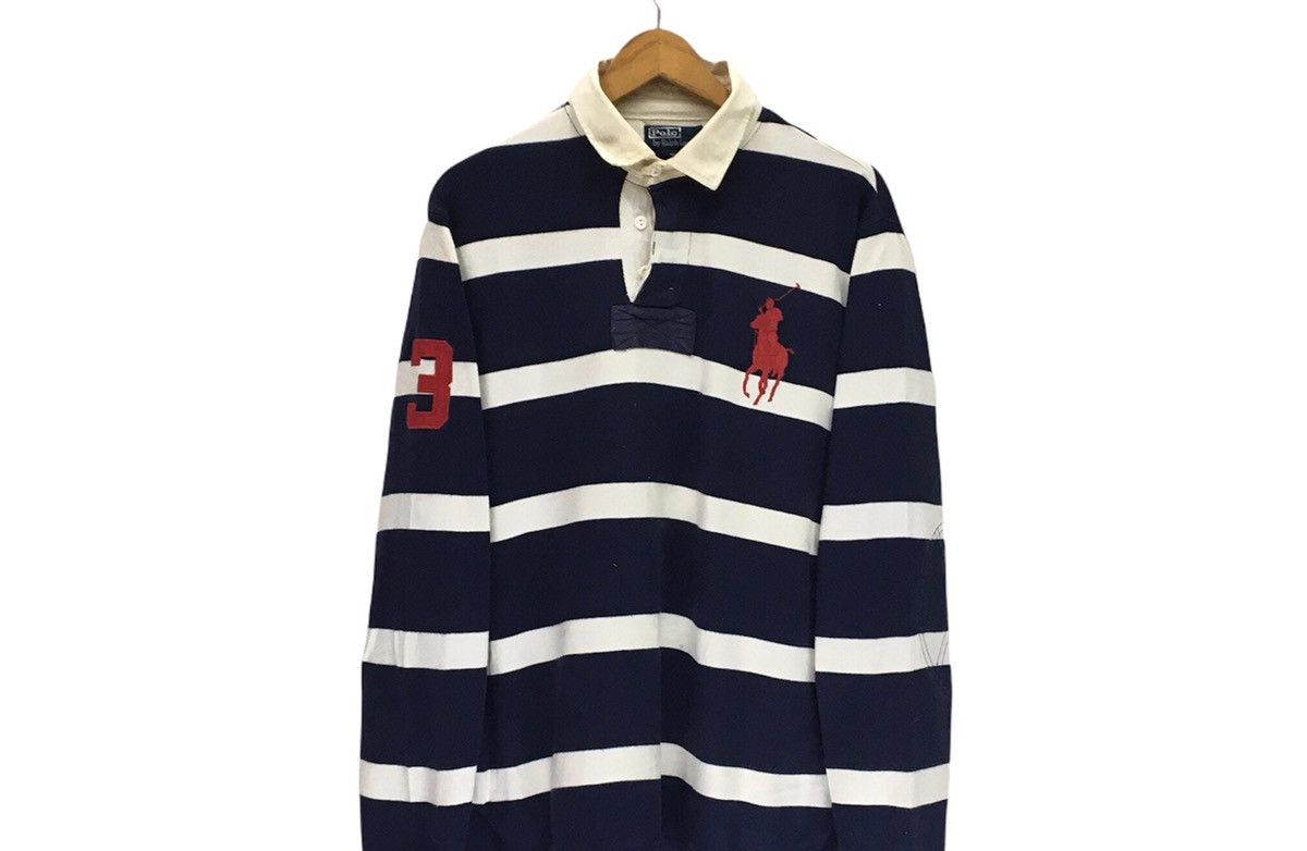 Polo Ralph Lauren × Rugby Ralph Lauren × Sports Specialties Polo Rugby Ralph Lauren Stripe Polos Sweatshirt Size US L / EU 52-54 / 3 - 3 Thumbnail