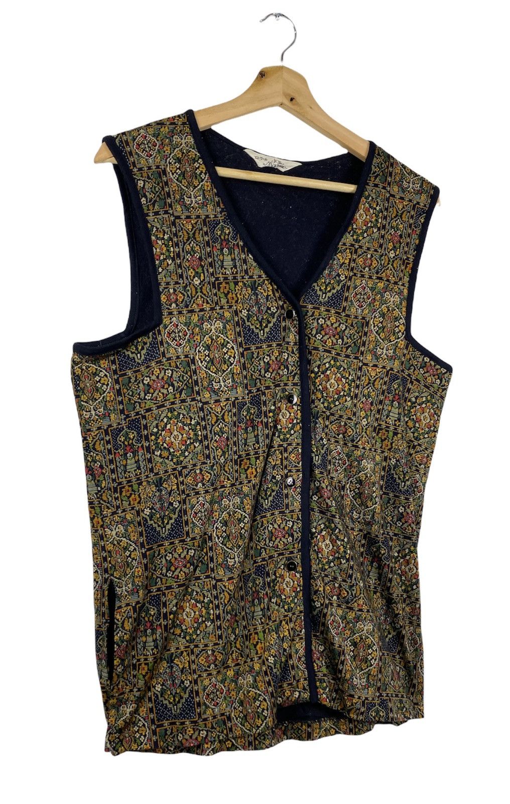 Japanese Brand OFFER 🔥 Vintage Native Vest By Jolie Madame Size US M / EU 48-50 / 2 - 2 Thumbnail