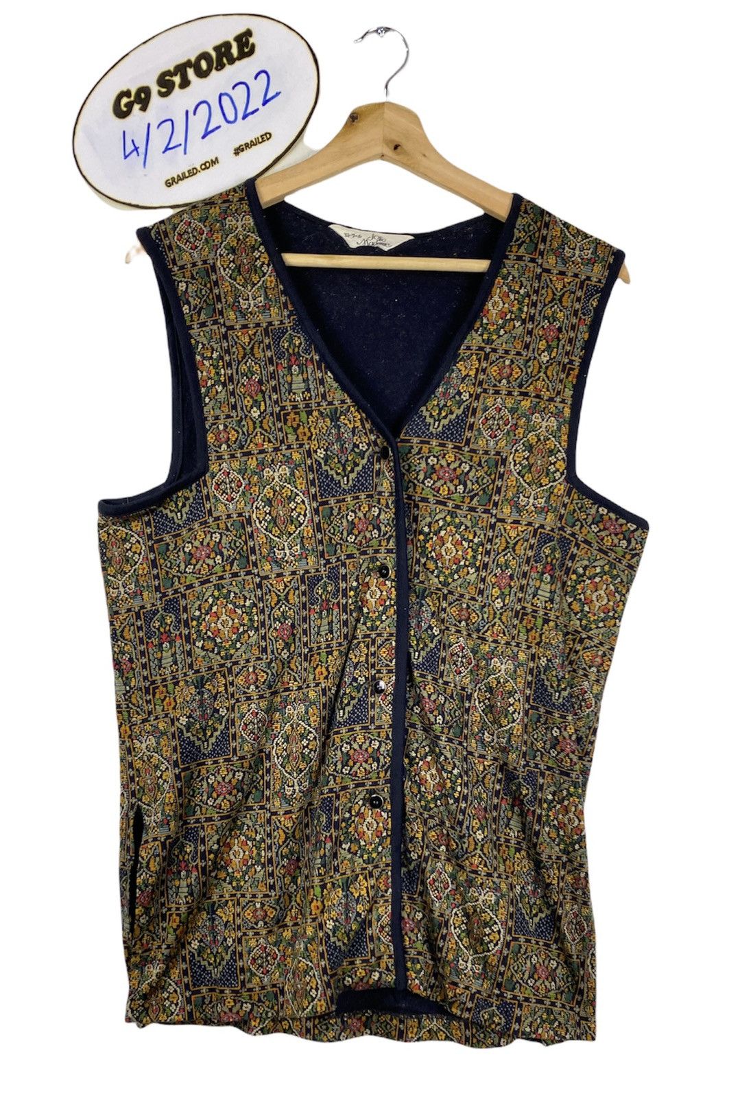 Japanese Brand OFFER 🔥 Vintage Native Vest By Jolie Madame Size US M / EU 48-50 / 2 - 1 Thumbnail