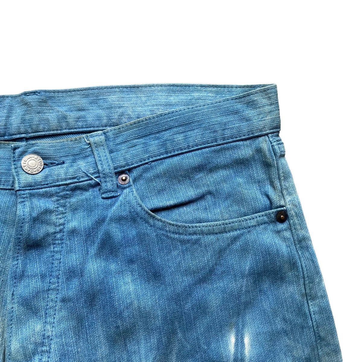Studio D'Artisan Vtg Spilled Indigo Denim Size US 34 / EU 50 - 8 Thumbnail