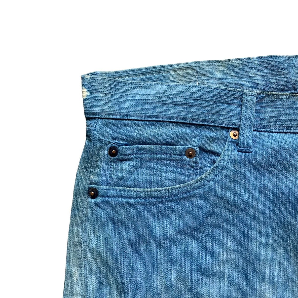 Studio D'Artisan Vtg Spilled Indigo Denim Size US 34 / EU 50 - 7 Thumbnail