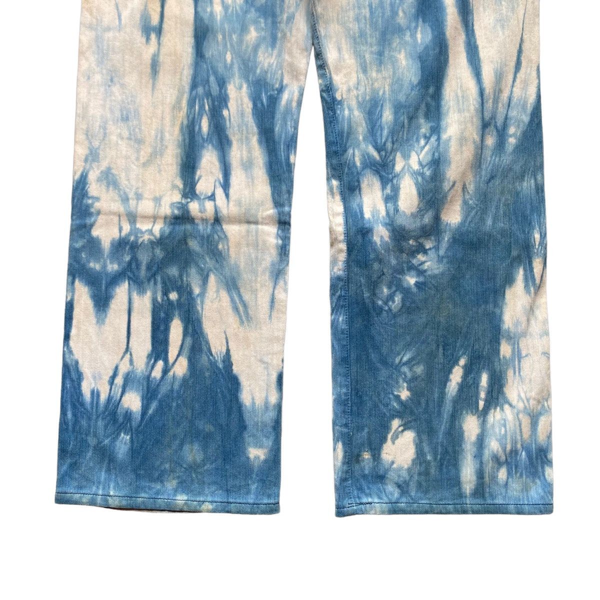 Studio D'Artisan Vtg Spilled Indigo Denim Size US 34 / EU 50 - 6 Thumbnail