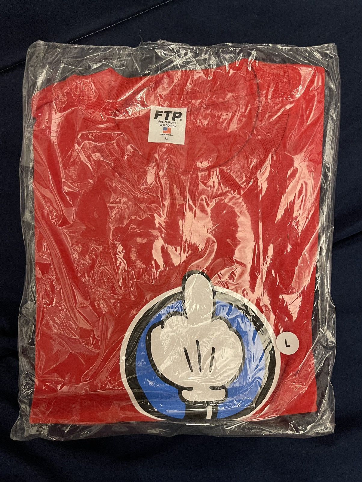 Fuck The Population FTP Middle Finger T-Shirt FW20 Size US L / EU 52-54 / 3 - 2 Thumbnail