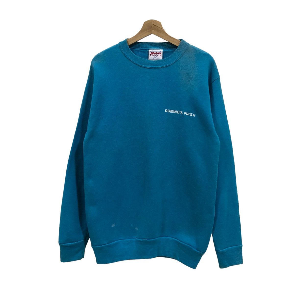 Vintage Vintage 90s domino pizza staff sweatshirt Size US M / EU 48-50 / 2 - 2 Thumbnail