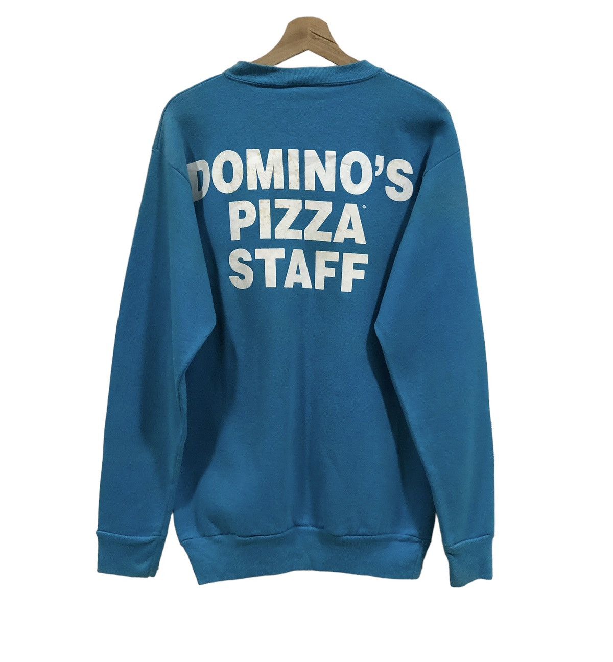 Vintage Vintage 90s domino pizza staff sweatshirt Size US M / EU 48-50 / 2 - 1 Thumbnail