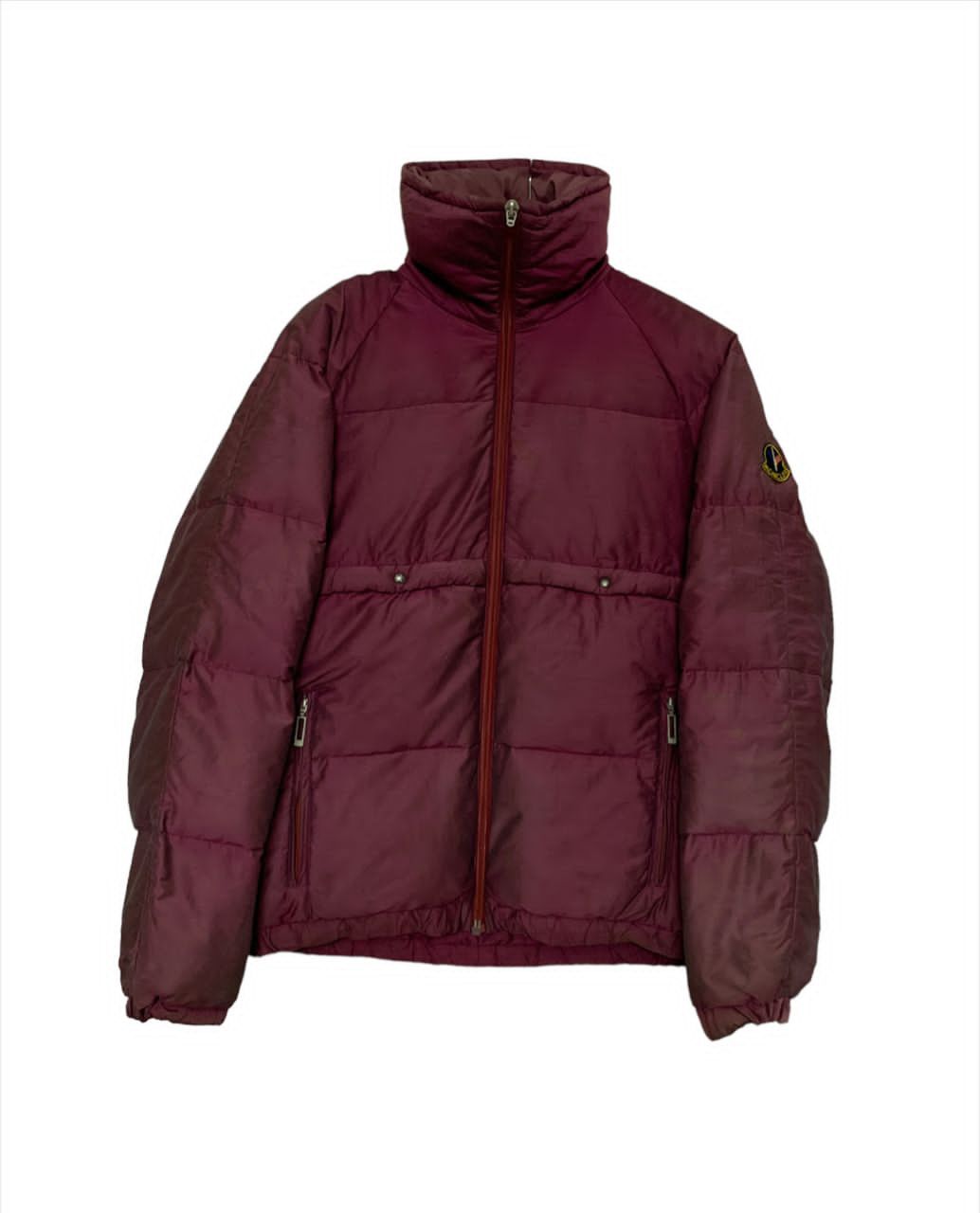 Vintage Moncler Asics Puffer Down Distress Jacket