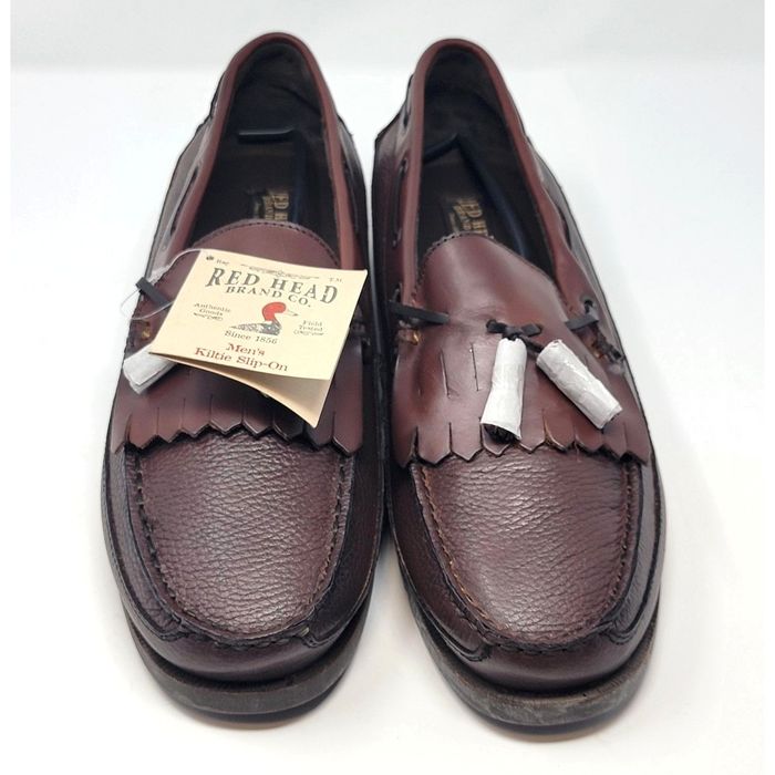 Red Head Red Head Men's Kiltie Slip-On Leather Loafer Shoes New with ...