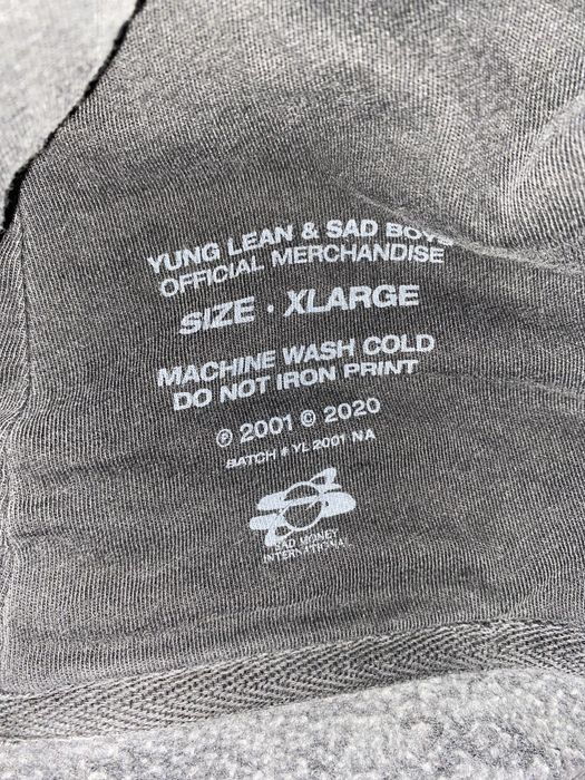 Sad Boys Yung Lean WARLORD HOODIE (WASHED BLACK) | Grailed