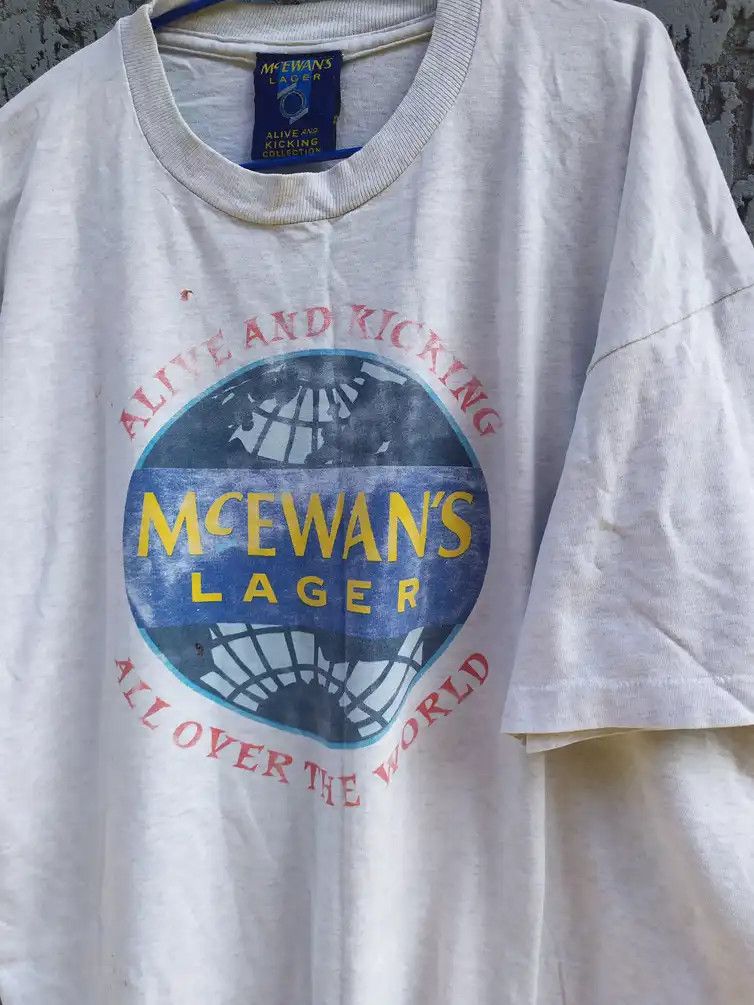 Other Vintage McEwan's Lager vintage t shirt Size US XL / EU 56 / 4 - 1 Thumbnail