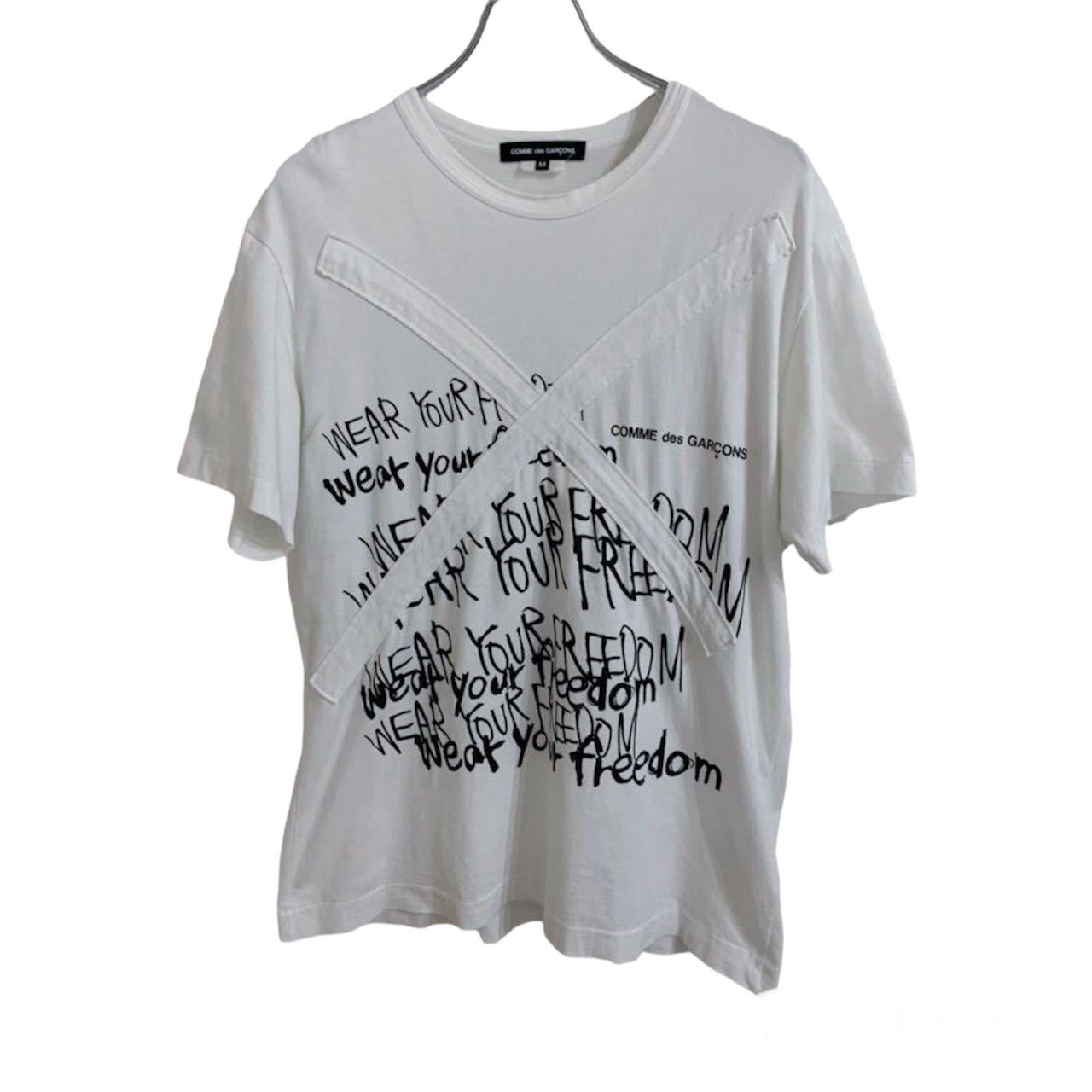 Comme des Garcons Homme Plus “Wear Your Freedom” Tee Size US M / EU 48-50 / 2 - 2 Thumbnail