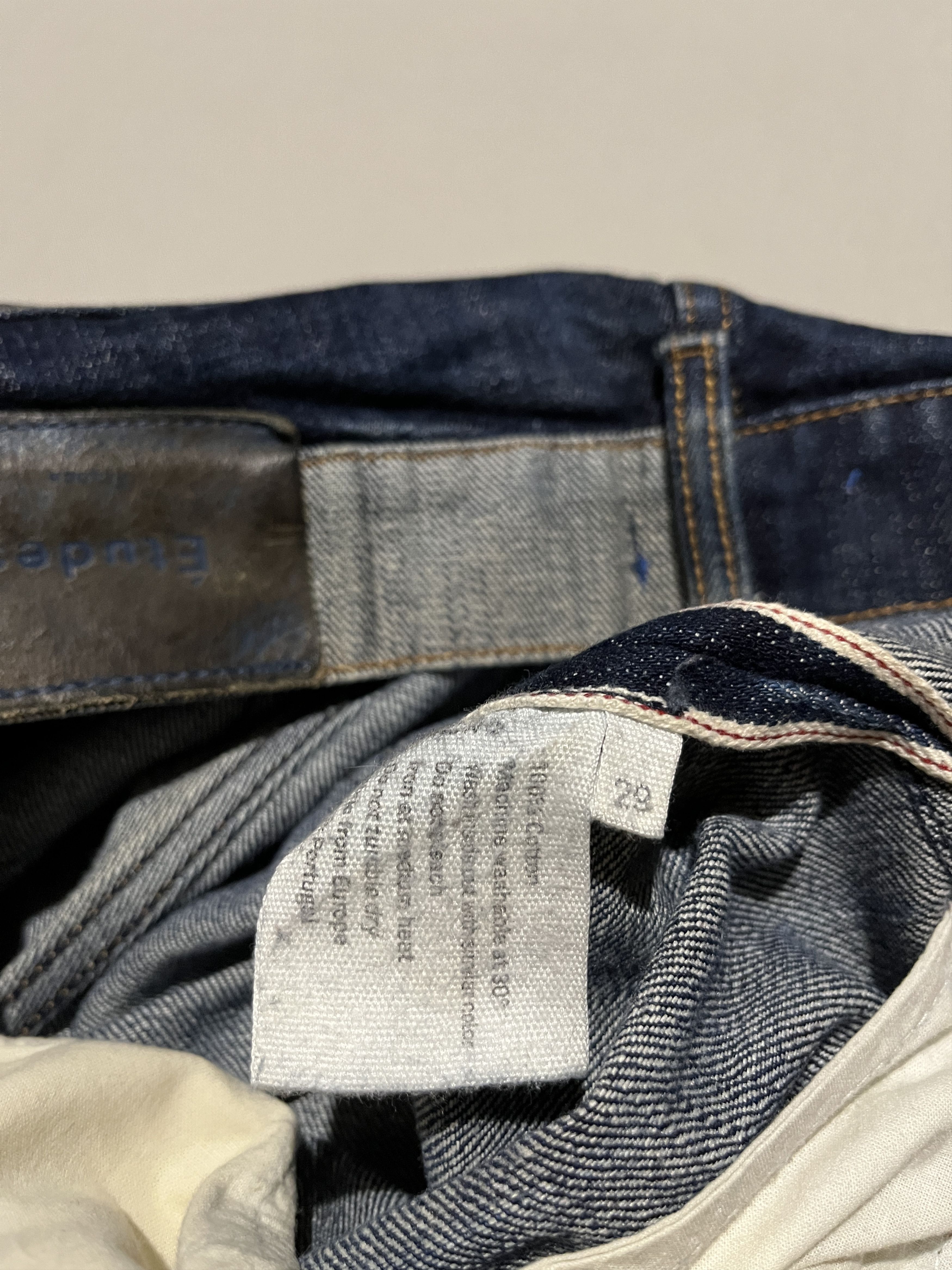 Etudes ETUDES LOCOMOTION RAW Selvedge DENIM JEANS Size US 29 - 10 Thumbnail