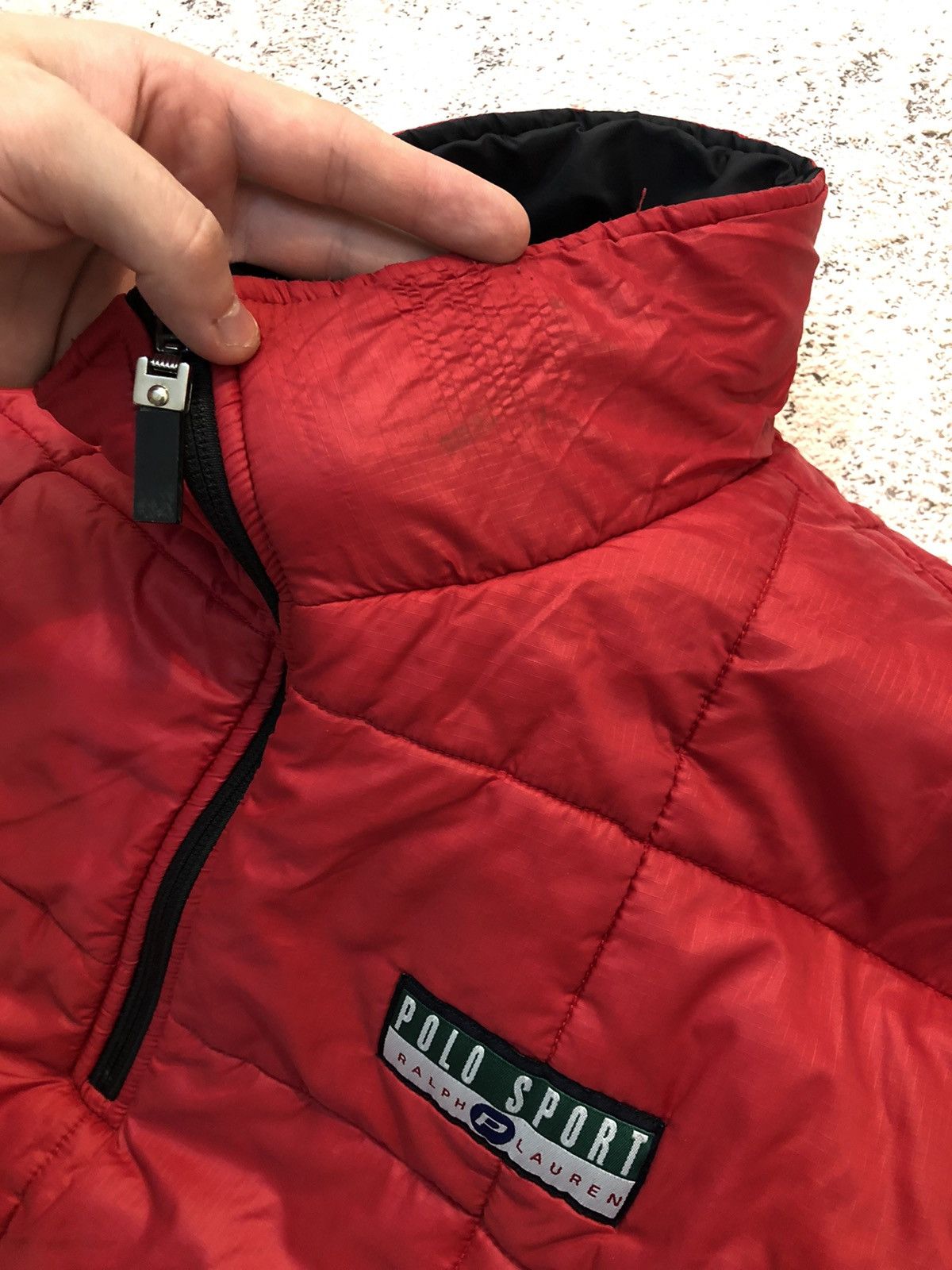 Polo Ralph Lauren × Vintage 90's RALPH LAUREN POLO SPORT REVERSIBLE PUFFER JACKET Size US M / EU 48-50 / 2 - 6 Thumbnail