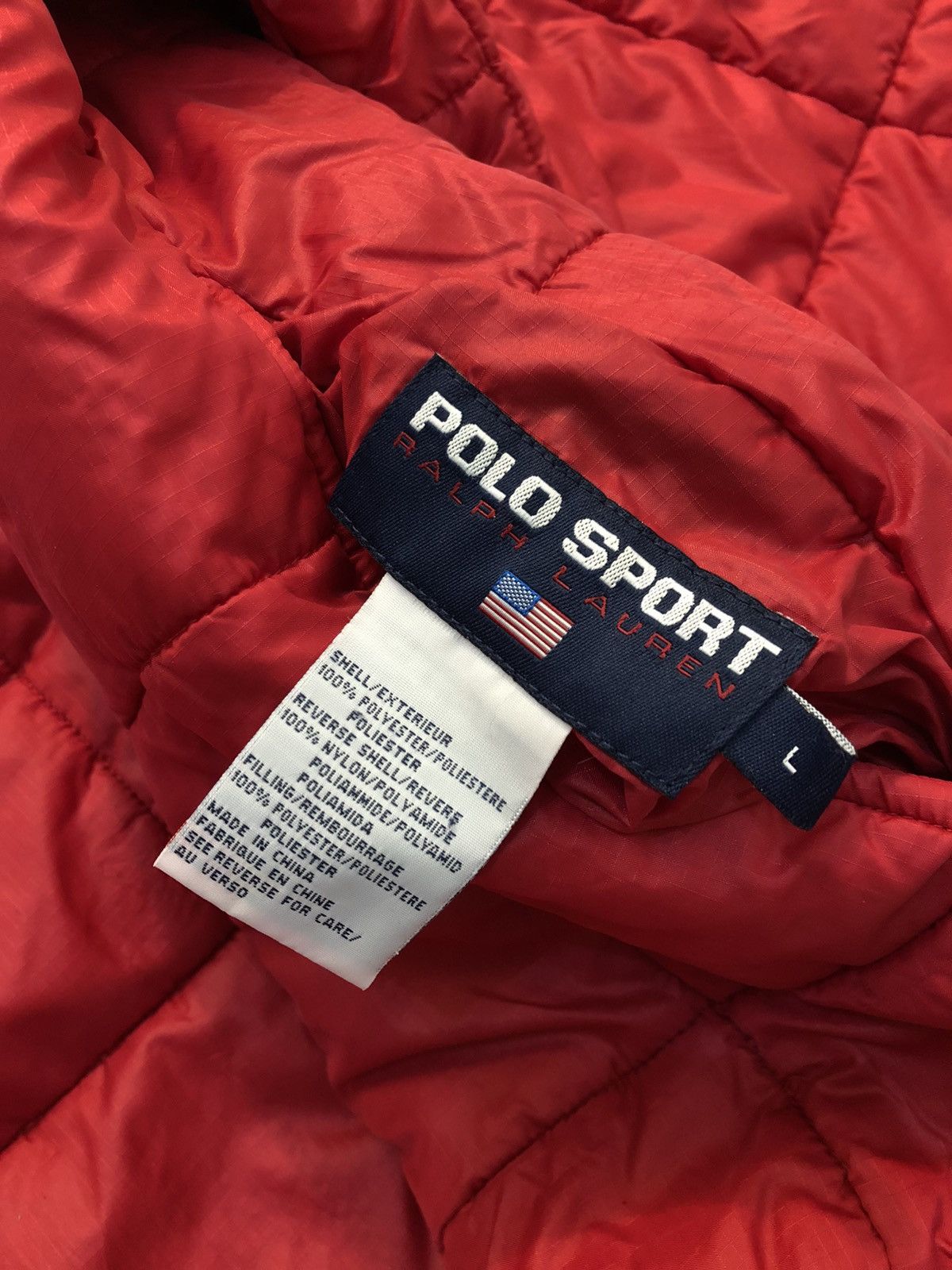 Polo Ralph Lauren × Vintage 90's RALPH LAUREN POLO SPORT REVERSIBLE PUFFER JACKET Size US M / EU 48-50 / 2 - 4 Thumbnail