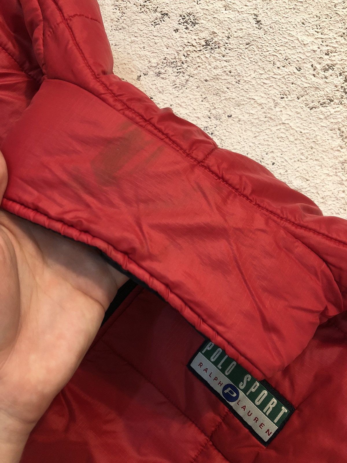 Polo Ralph Lauren × Vintage 90's RALPH LAUREN POLO SPORT REVERSIBLE PUFFER JACKET Size US M / EU 48-50 / 2 - 7 Thumbnail