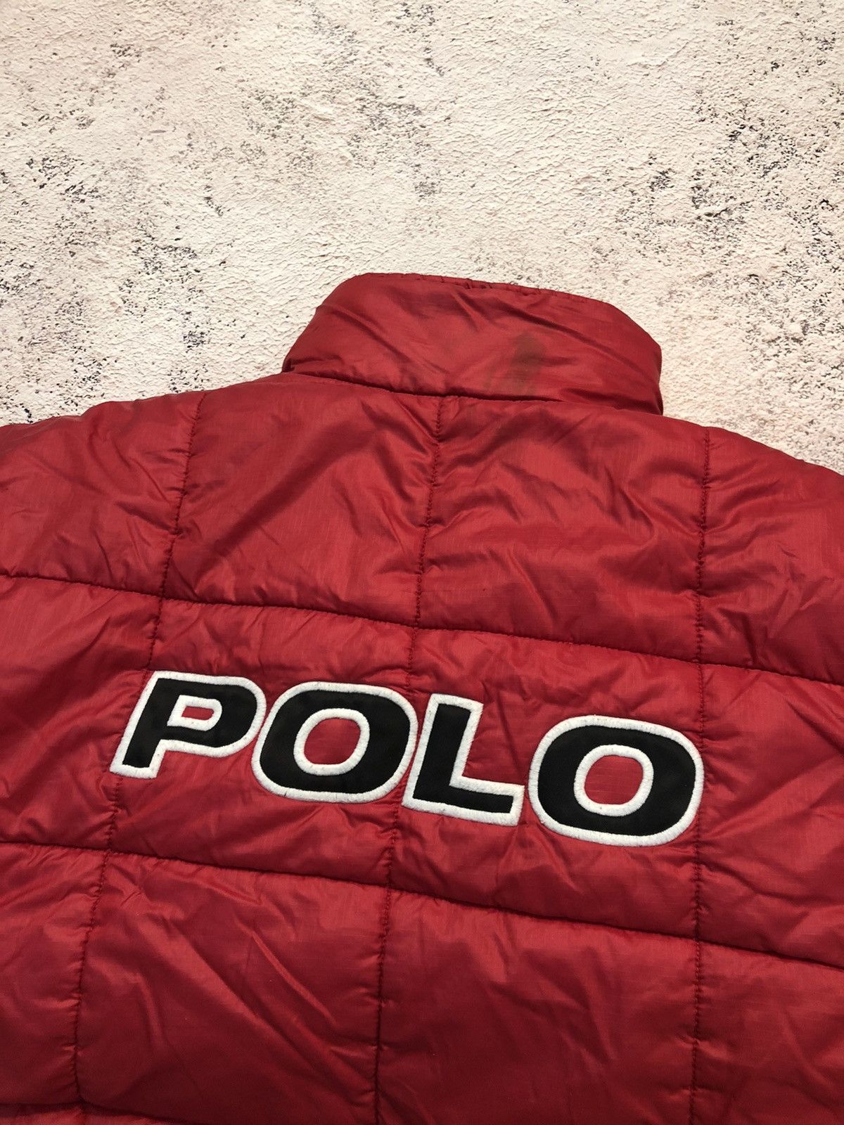 Polo Ralph Lauren × Vintage 90's RALPH LAUREN POLO SPORT REVERSIBLE PUFFER JACKET Size US M / EU 48-50 / 2 - 11 Thumbnail