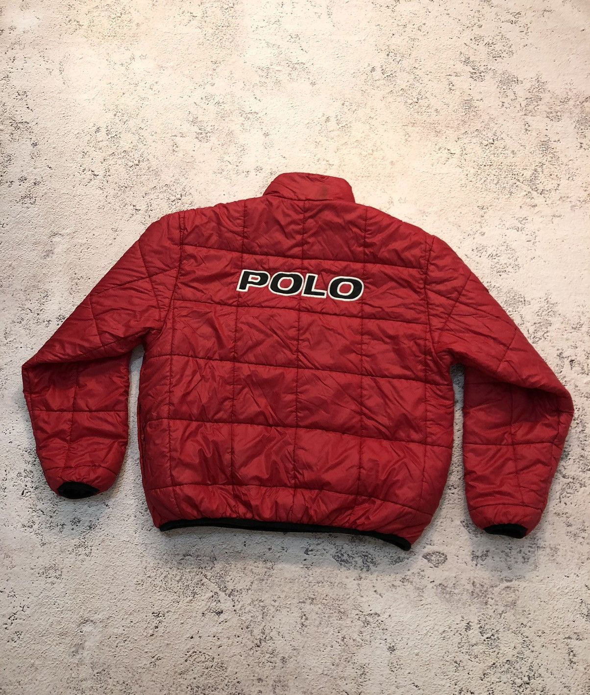 Polo Ralph Lauren × Vintage 90's RALPH LAUREN POLO SPORT REVERSIBLE PUFFER JACKET Size US M / EU 48-50 / 2 - 2 Thumbnail