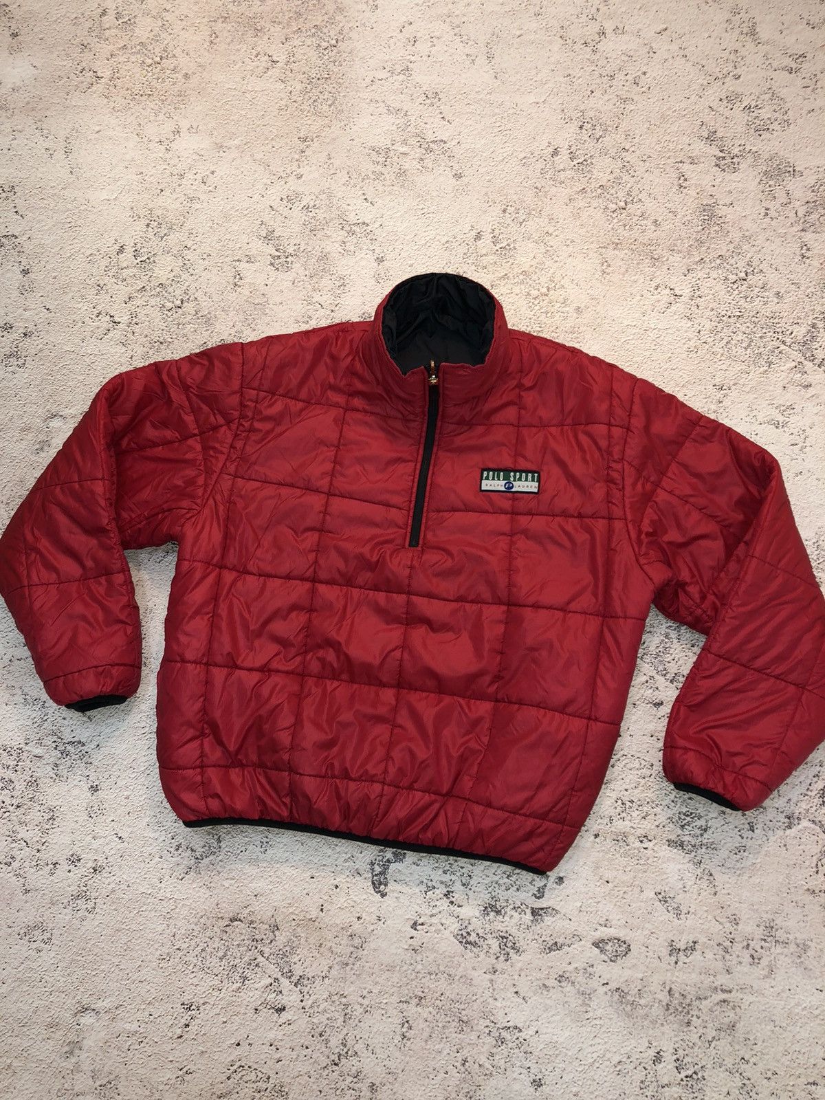 Polo Ralph Lauren × Vintage 90's RALPH LAUREN POLO SPORT REVERSIBLE PUFFER JACKET Size US M / EU 48-50 / 2 - 3 Thumbnail