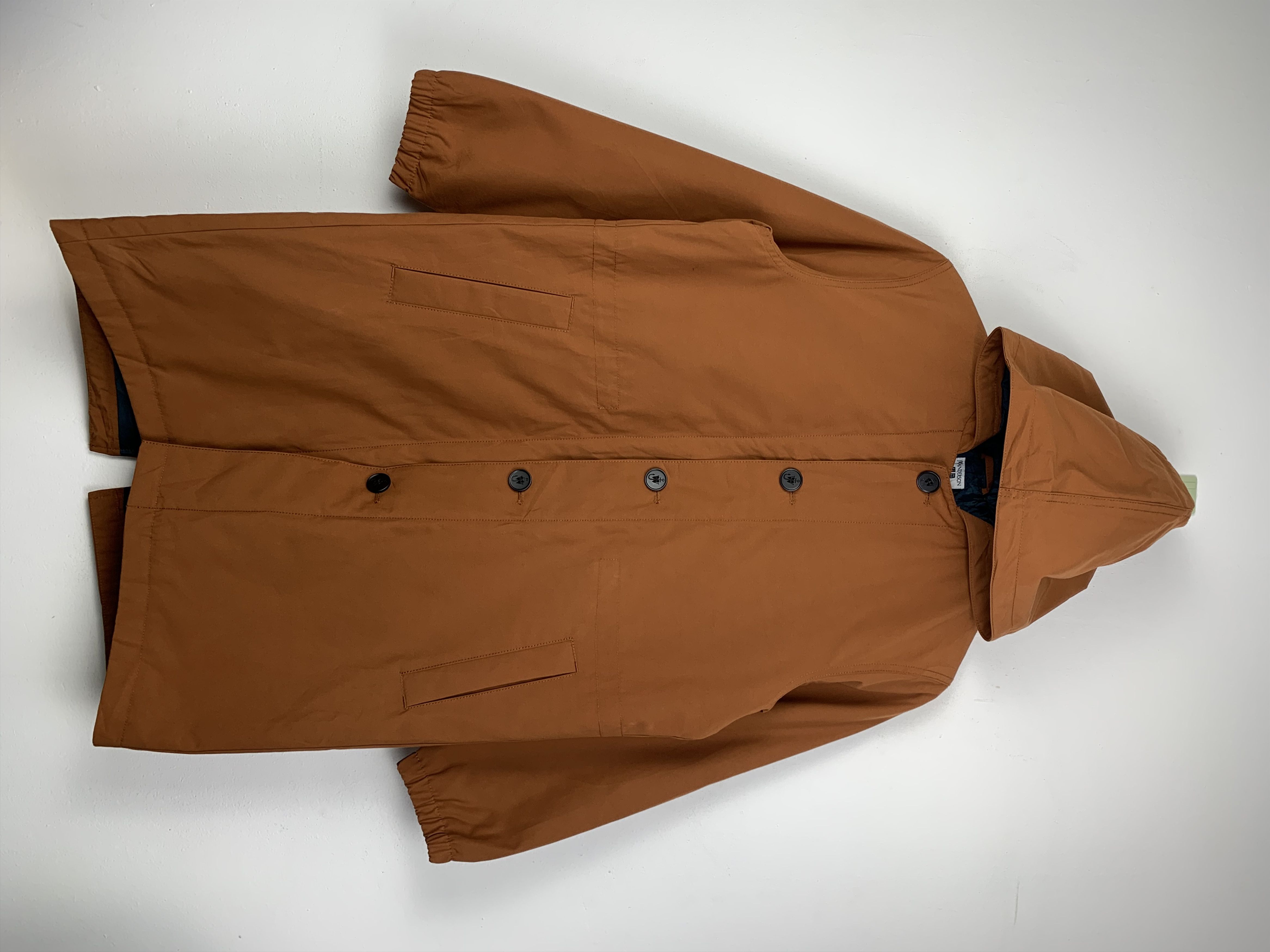 image of J W Anderson x Uniqlo J.w. Anderson X Uniqlo Kids Parka Jacket in Orange (Size Small)