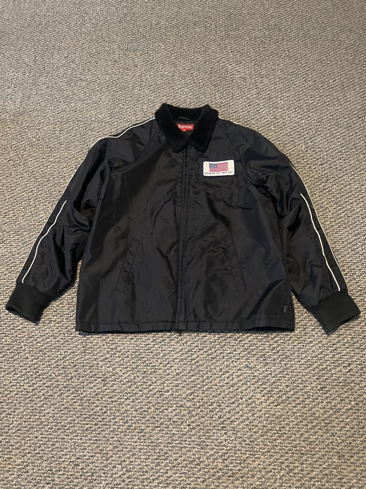 Supreme freighter best sale jacket red