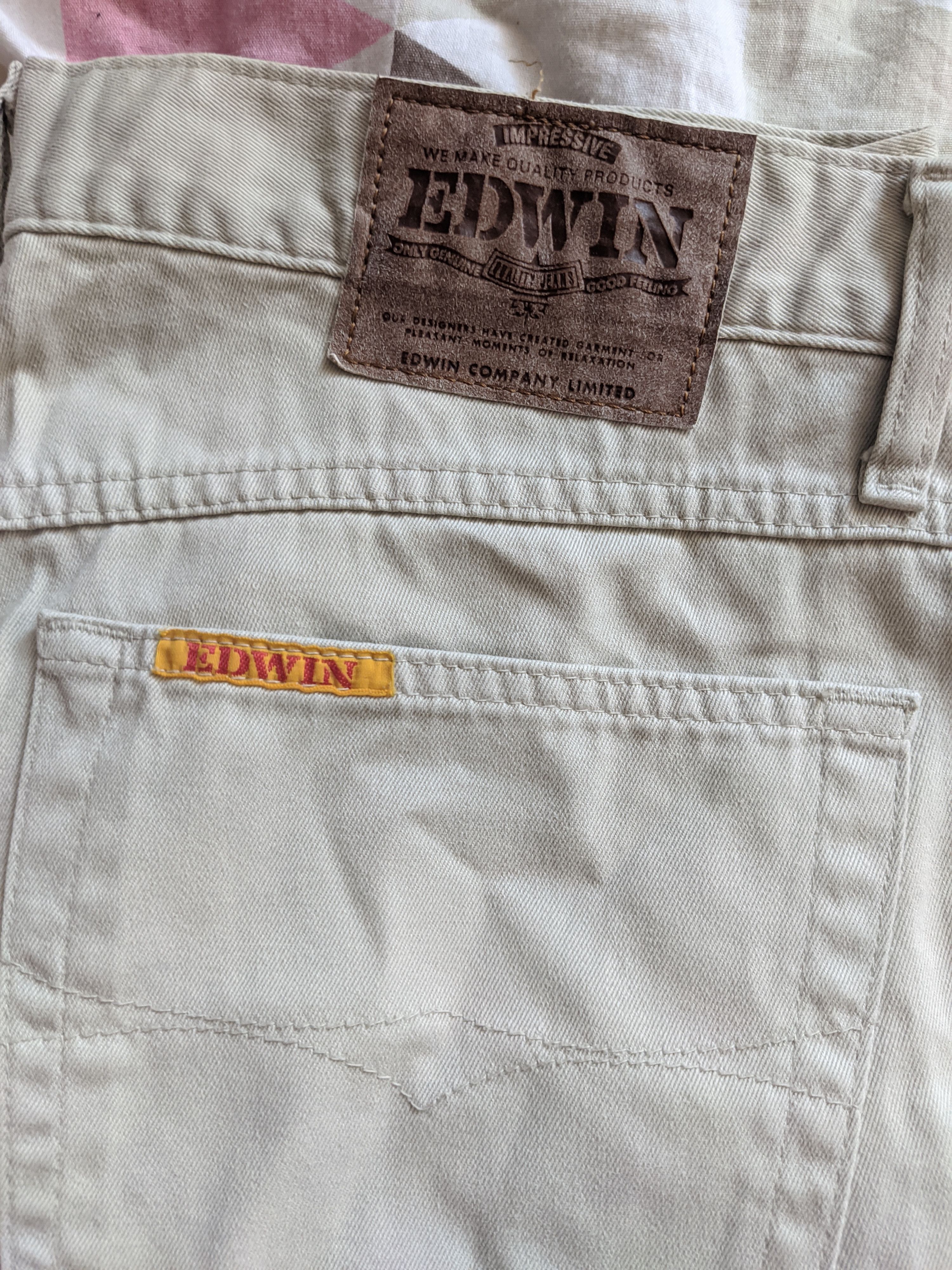 Edwin × Japanese Brand × Vintage Vintage Edwin Jeans 34x32 MADE IN JAPAN Size US 34 / EU 50 - 6 Thumbnail