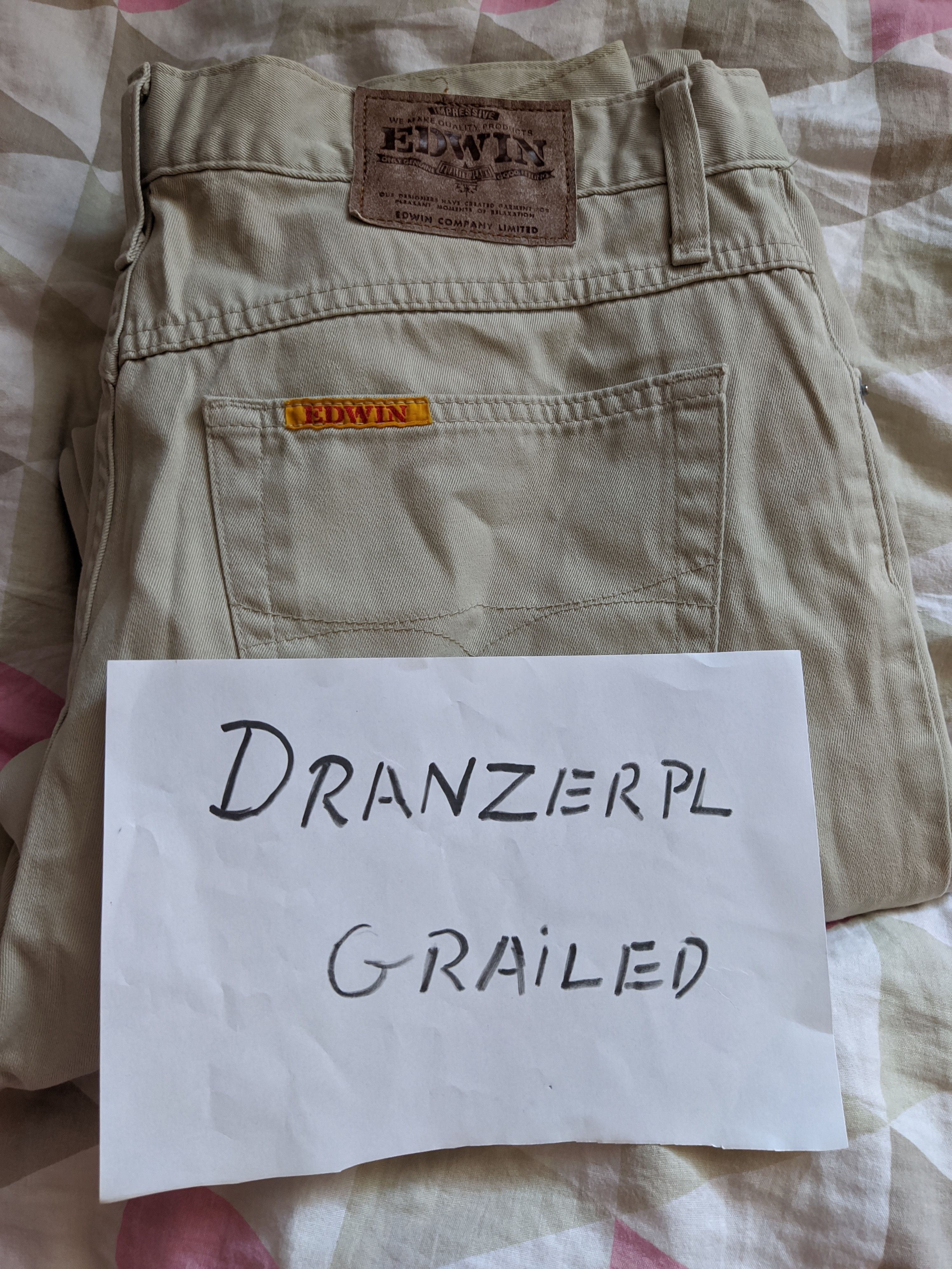 Edwin × Japanese Brand × Vintage Vintage Edwin Jeans 34x32 MADE IN JAPAN Size US 34 / EU 50 - 8 Thumbnail