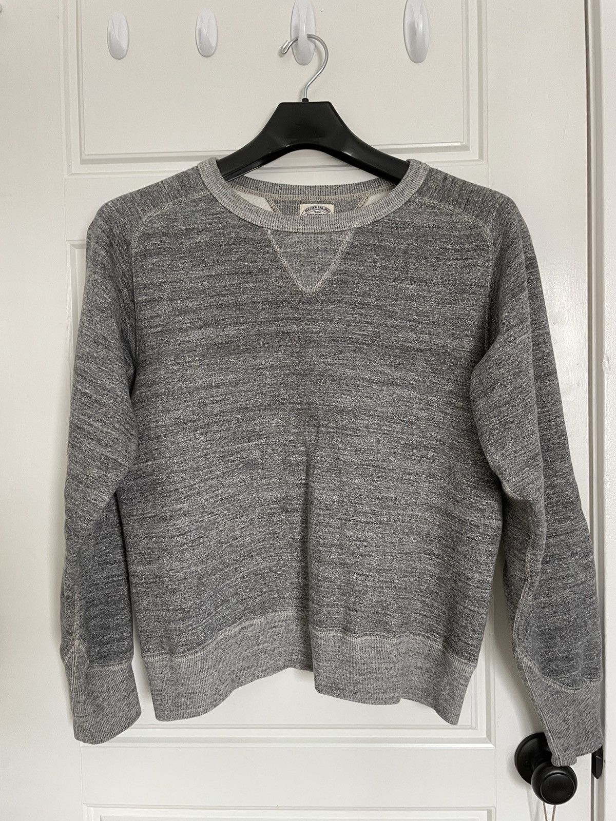 image of Stevenson Overall Co Loopwheel Sweatshirt - Gray in Heaher Gray, Men's (Size Medium)