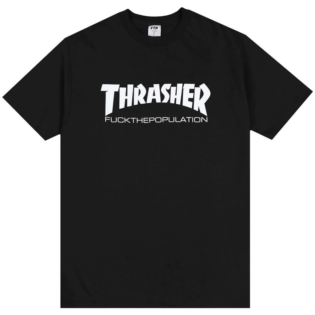 Fuck The Population × Thrasher Fuck the Population X Thrasher logo Tee Size US L / EU 52-54 / 3 - 3 Thumbnail