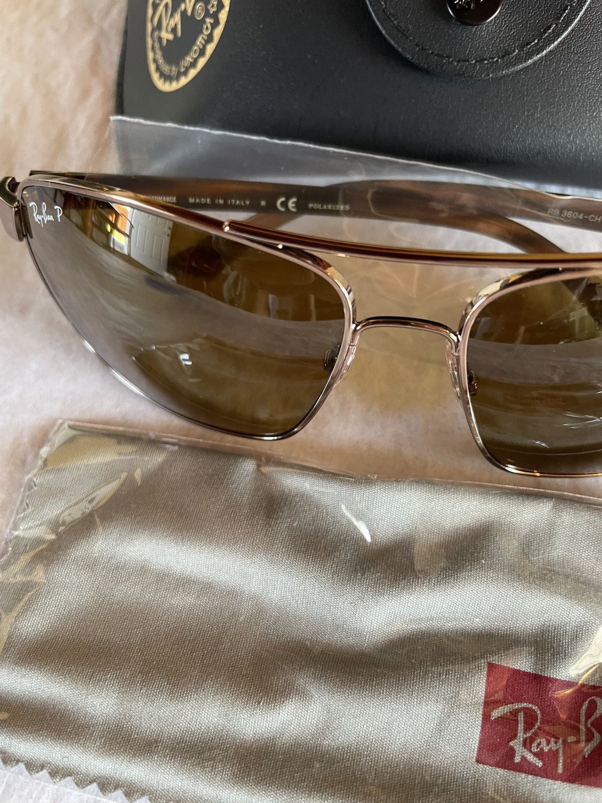 RAY-BAN RB 3604-CH 121/BB Chromance Polarized Sunglasses