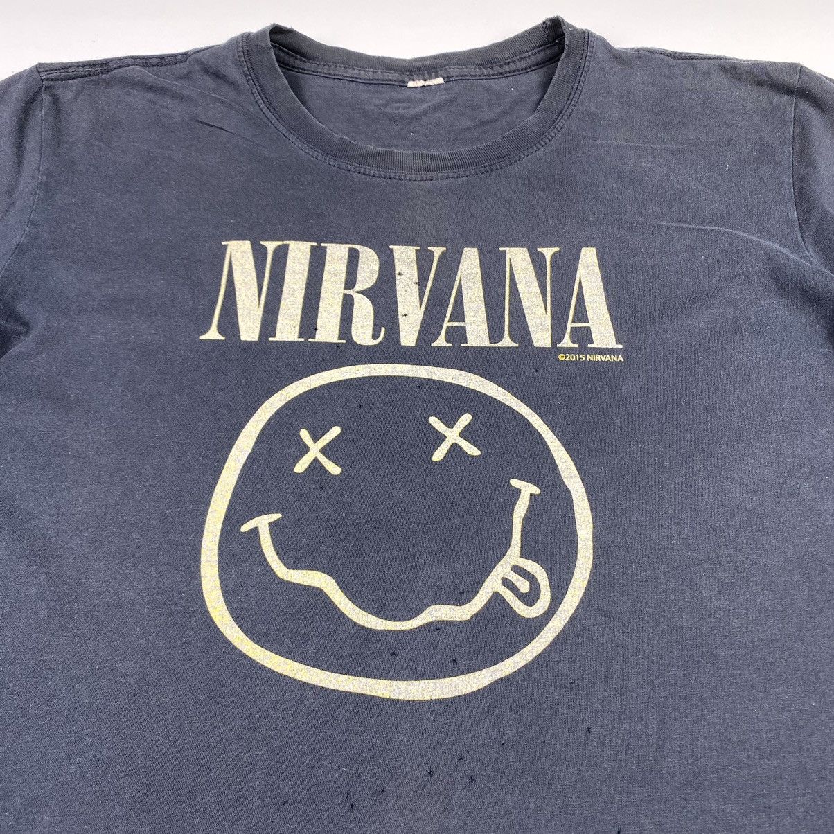 Nirvana Vintage Nirvana Distressed Rock Band T Shirt Kurt Cobain Size US L / EU 52-54 / 3 - 5 Thumbnail