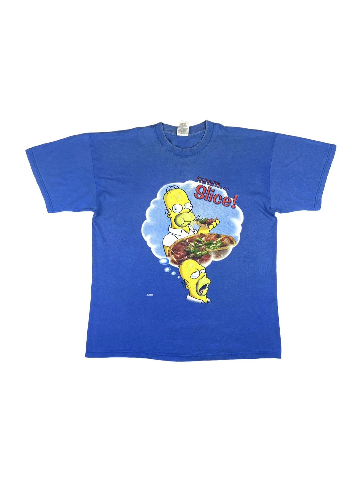 Cartoon Network 00’s Vintage The Simpsons Hot-Dog Slice Archive T Shirt Size US XL / EU 56 / 4 - 1 Thumbnail