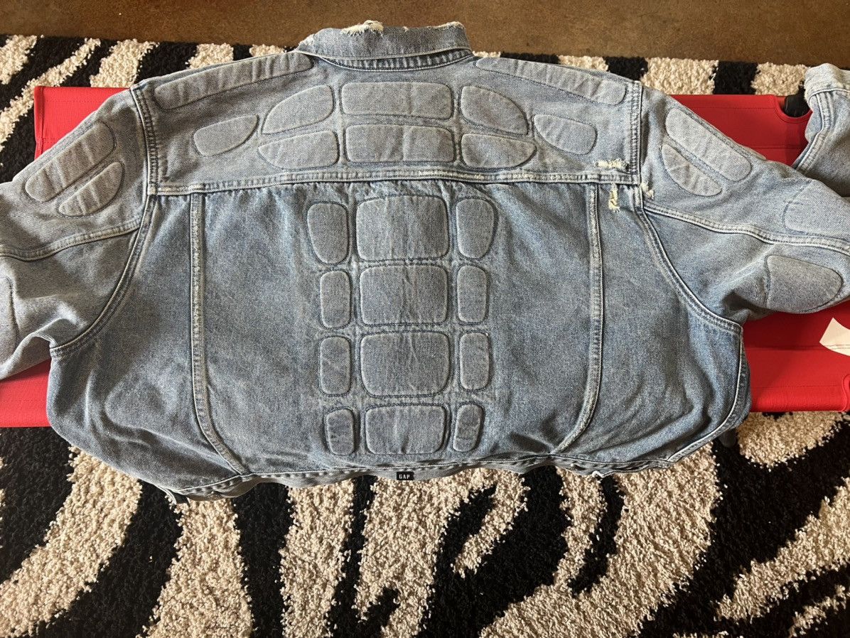 Yeezy Gap Padded Denim Jacket Blue