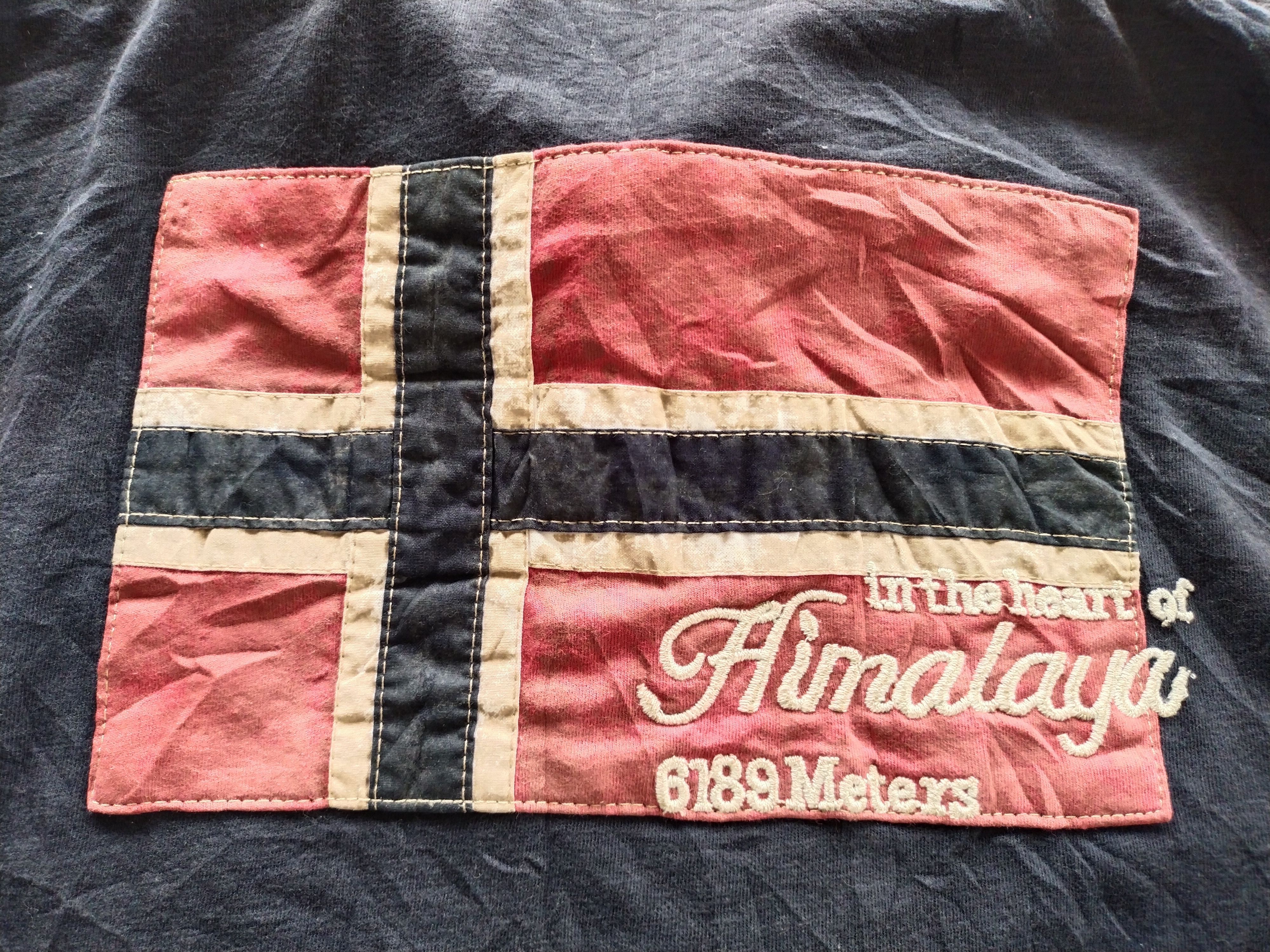 Japanese Brand × Napapijri × Vintage Vintage Napapijri Himalaya Mountain Climbing Tee Size US M / EU 48-50 / 2 - 11 Thumbnail