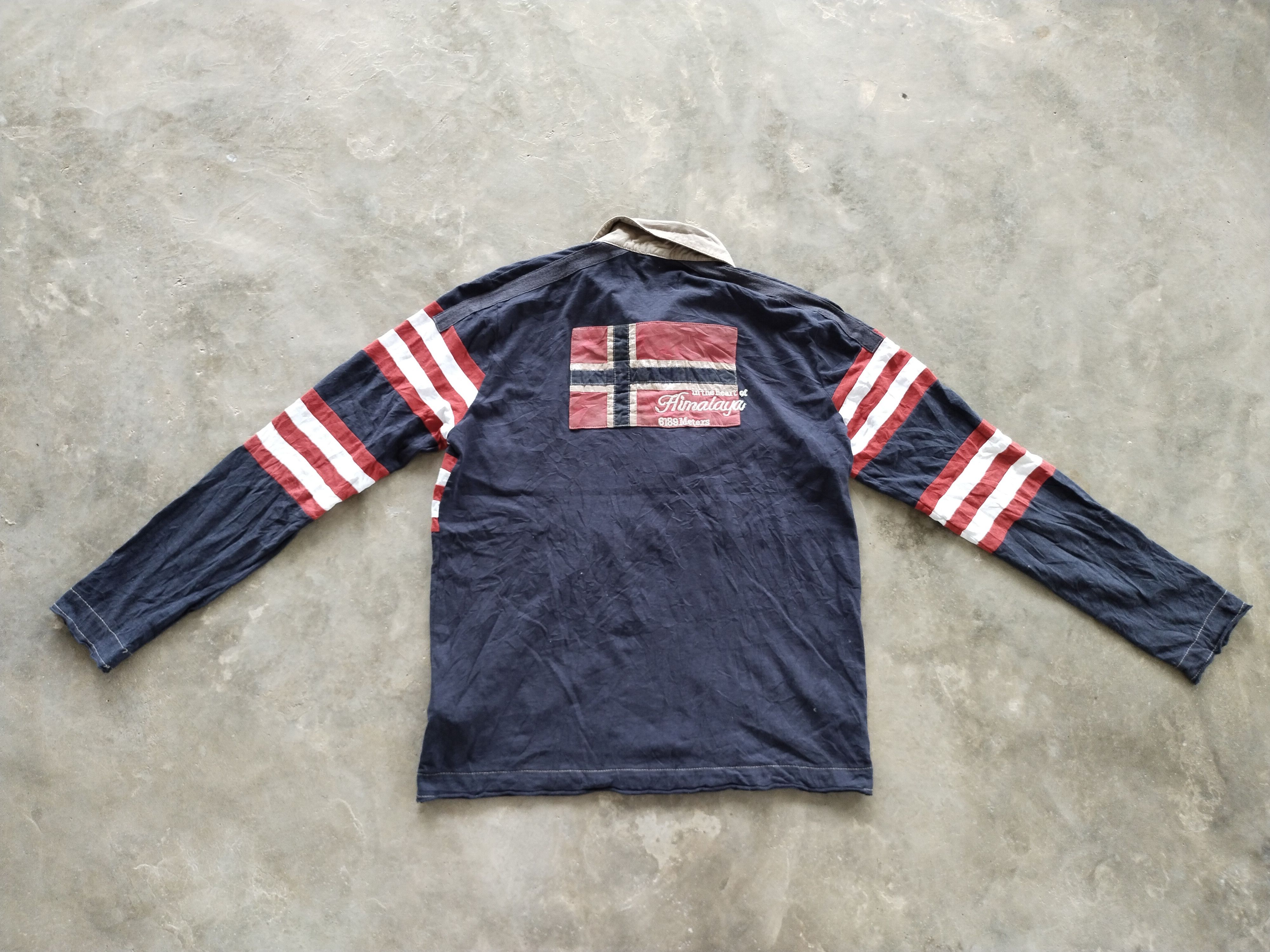 Japanese Brand × Napapijri × Vintage Vintage Napapijri Himalaya Mountain Climbing Tee Size US M / EU 48-50 / 2 - 10 Thumbnail