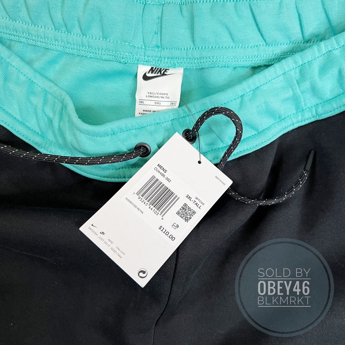 Nike Nike Tech Fleece Joggers Size 3XLT Dutch Blue Sweatpants Size US 40 / EU 56 - 3 Thumbnail