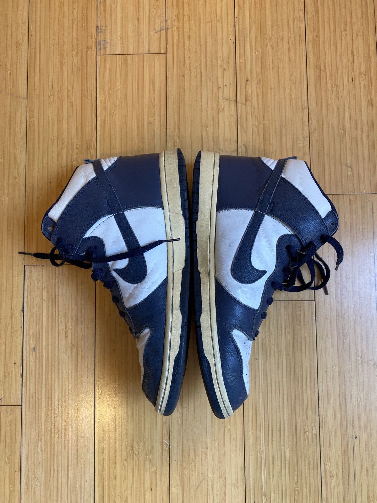 Nike Vintage Nike Dunk High - Navy/White (sz11) Size US 11 / EU 44 - 3 Thumbnail