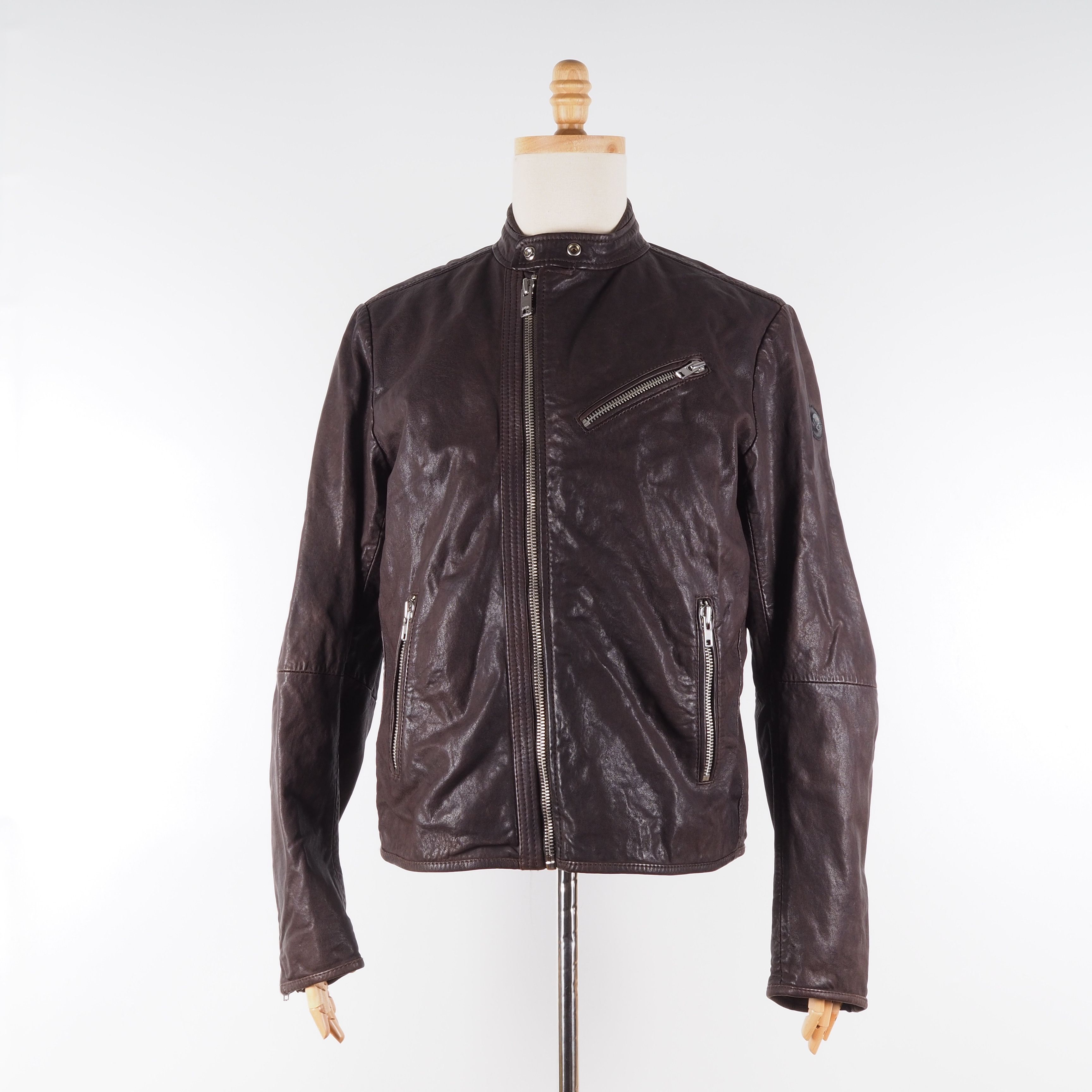 Diesel × Vintage Archive Diesel Biker Leather Jacket / Vest