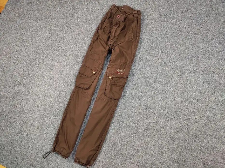 Japanese Brand Vintage 90's Japanese Bondage Military Brown Cargo Pants Size US 34 / EU 50 - 2 Thumbnail