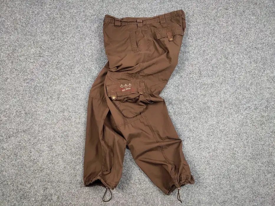 Japanese Brand Vintage 90's Japanese Bondage Military Brown Cargo Pants Size US 34 / EU 50 - 7 Thumbnail