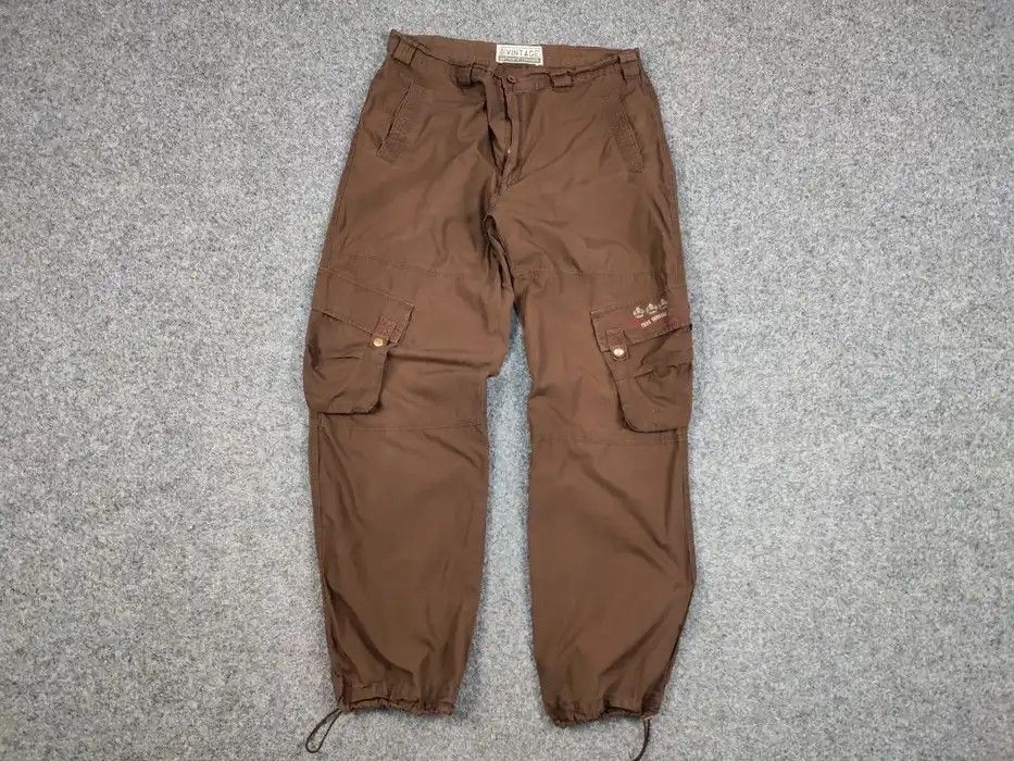 Japanese Brand Vintage 90's Japanese Bondage Military Brown Cargo Pants Size US 34 / EU 50 - 5 Thumbnail